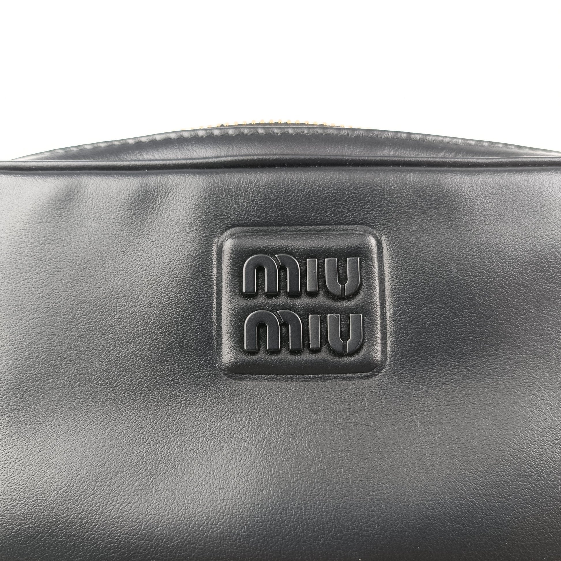 logo Black leather 58ロゴ ブラック レザー 58