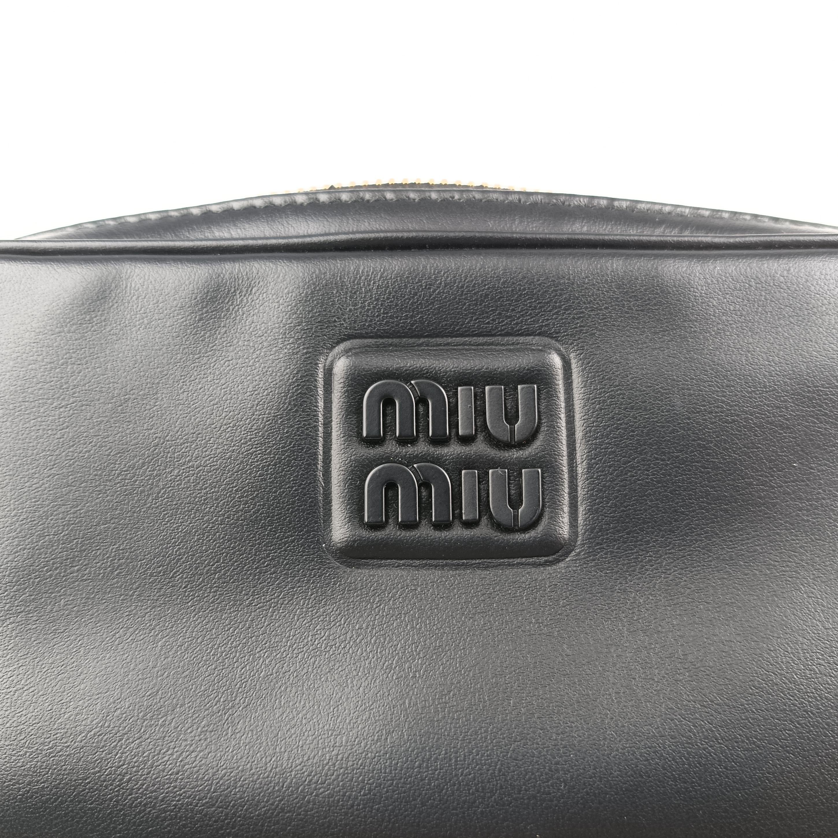 logo Black leather 58ロゴ ブラック レザー 58