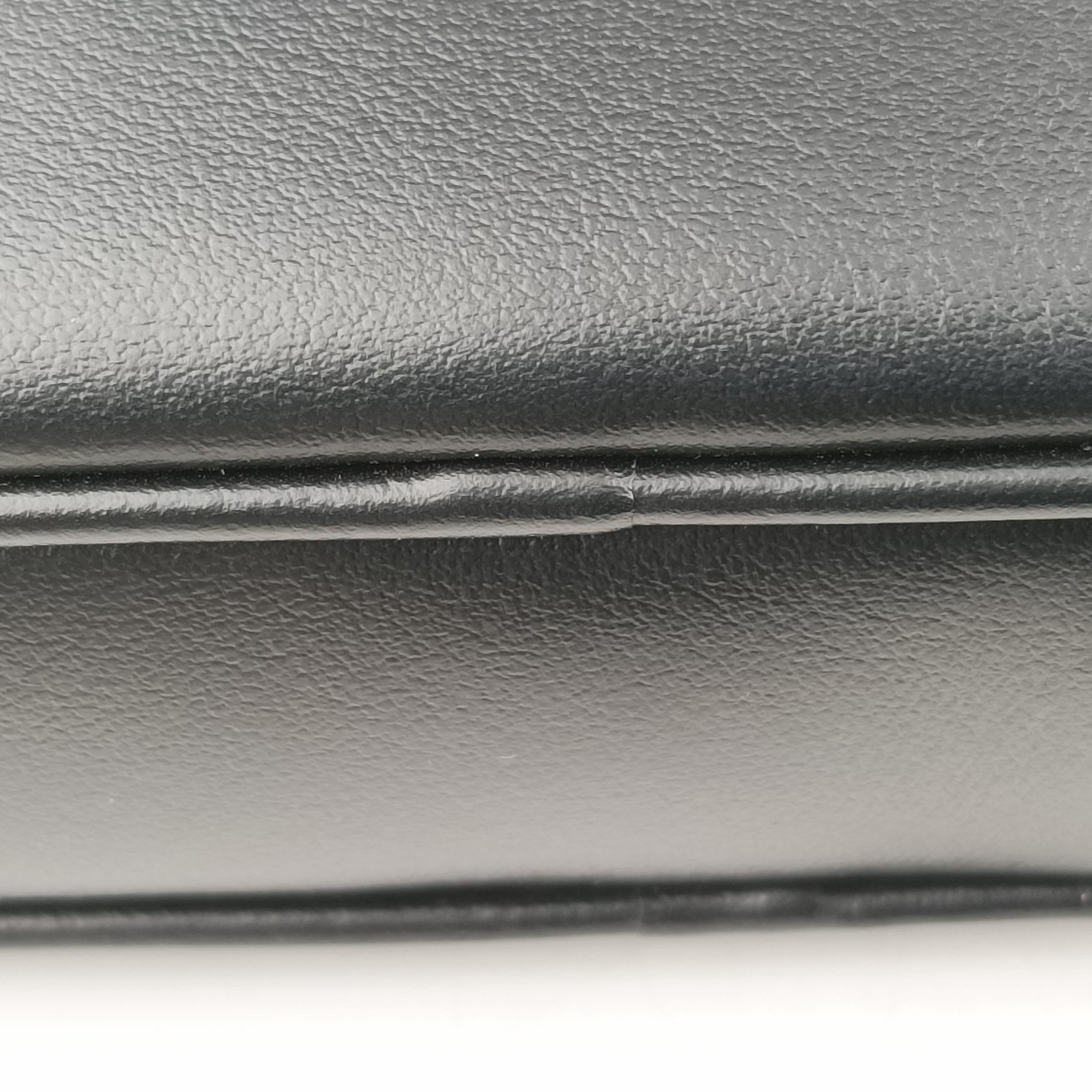 logo Black leather 58ロゴ ブラック レザー 58