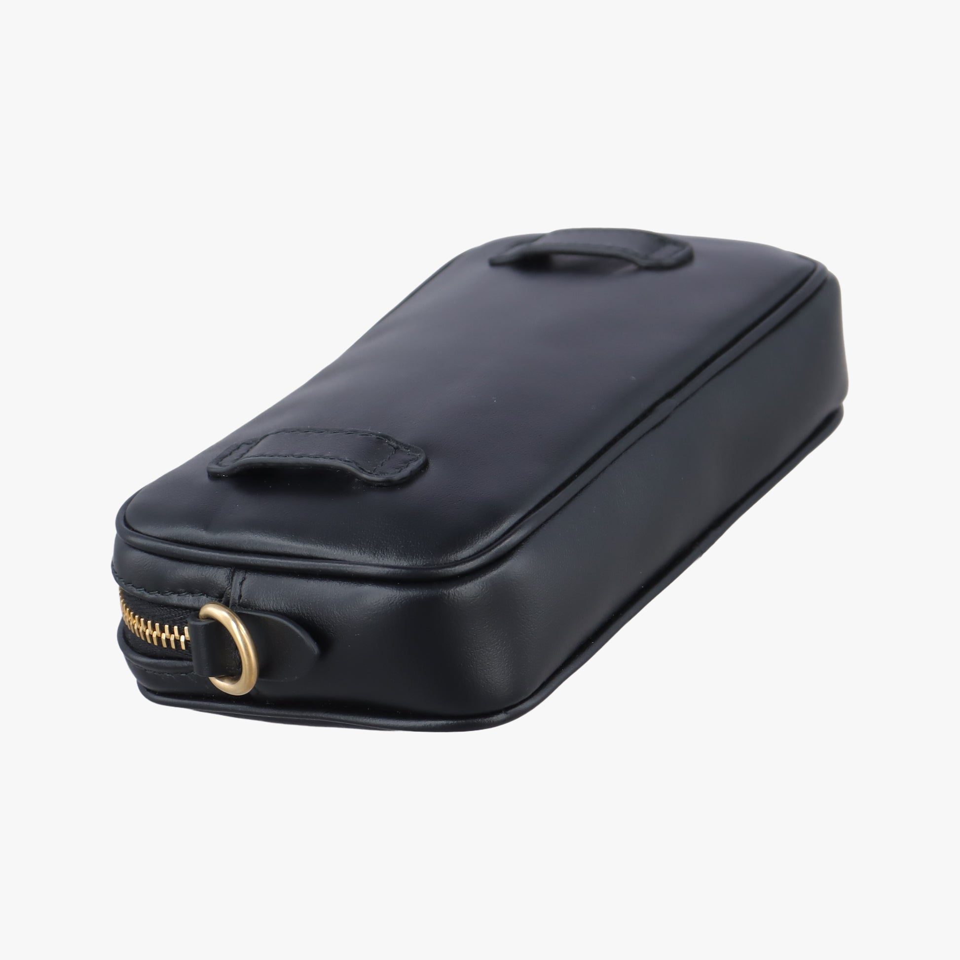 logo Black leather 58ロゴ ブラック レザー 58