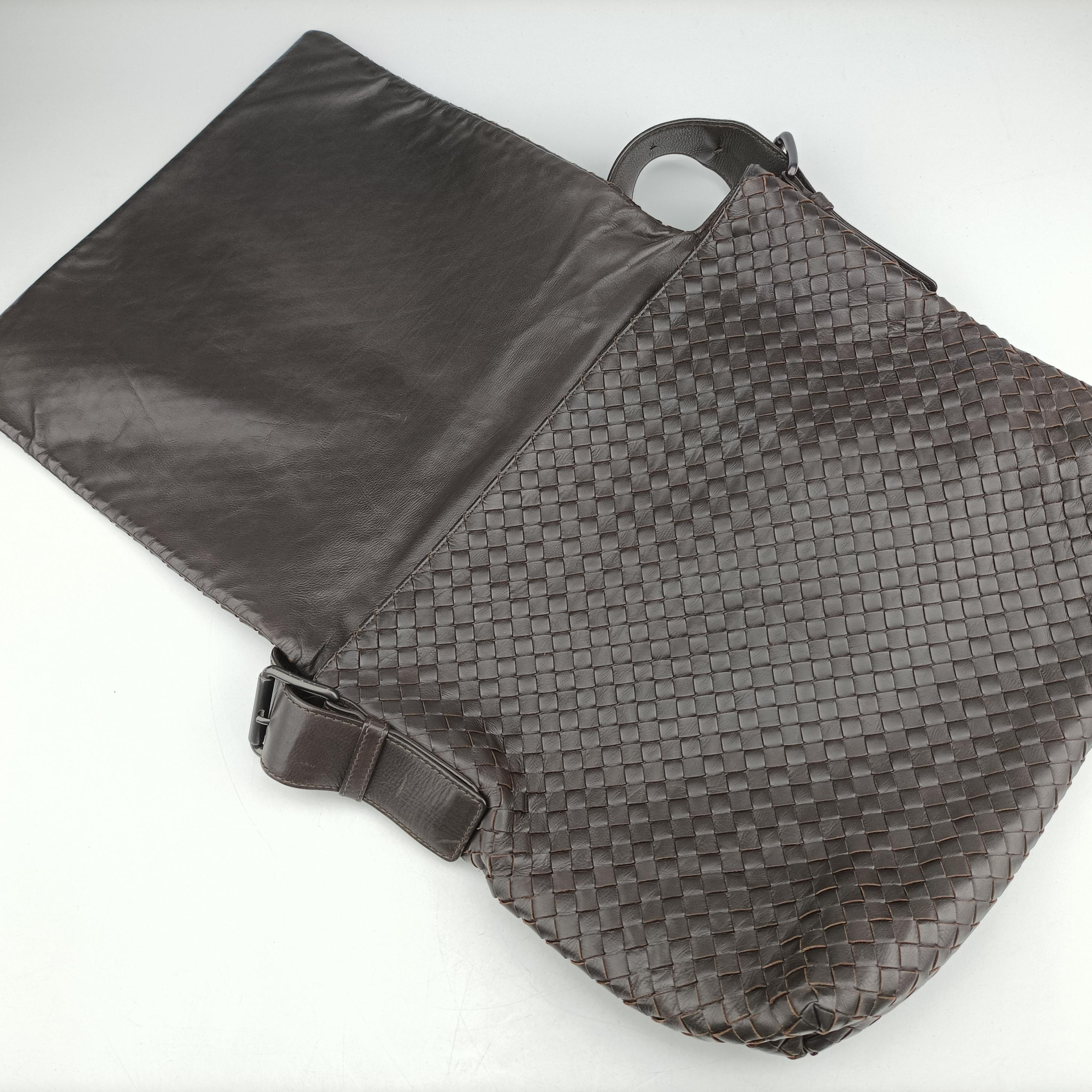 Intrecciato Brown lambskin 161314 VQ131 1301 EPEV 2011 1553 Aイントレチャート ブラウン ラムスキン 161314 VQ131 1301 EPEV 2011 1553 A