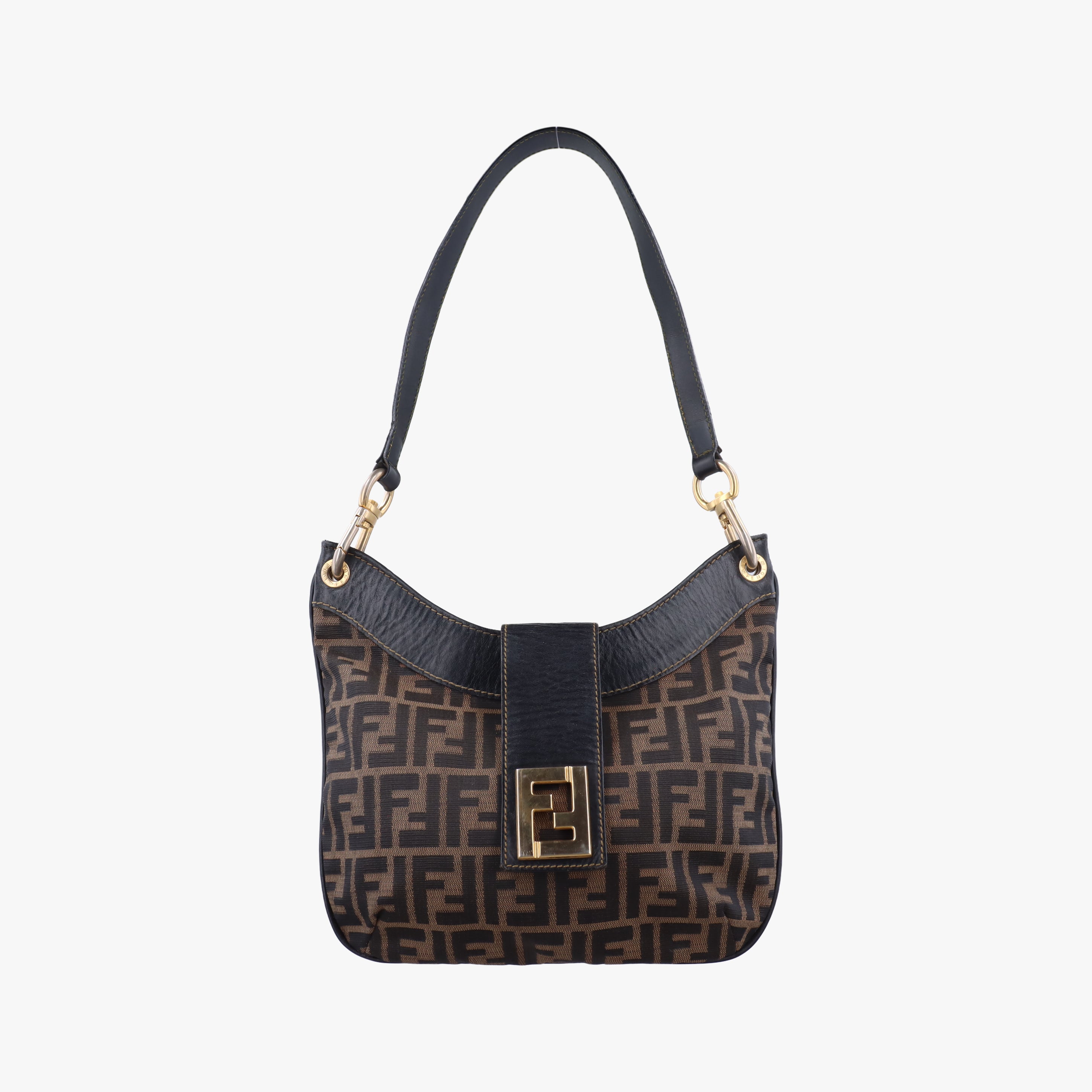 Zucca pattern Mamma Bucket Brown canvas x leather 15081 4 15081/0 8ズッカ柄 マンマバケット ブラウン キャンバス×レザー 15081 4 15081/0 8