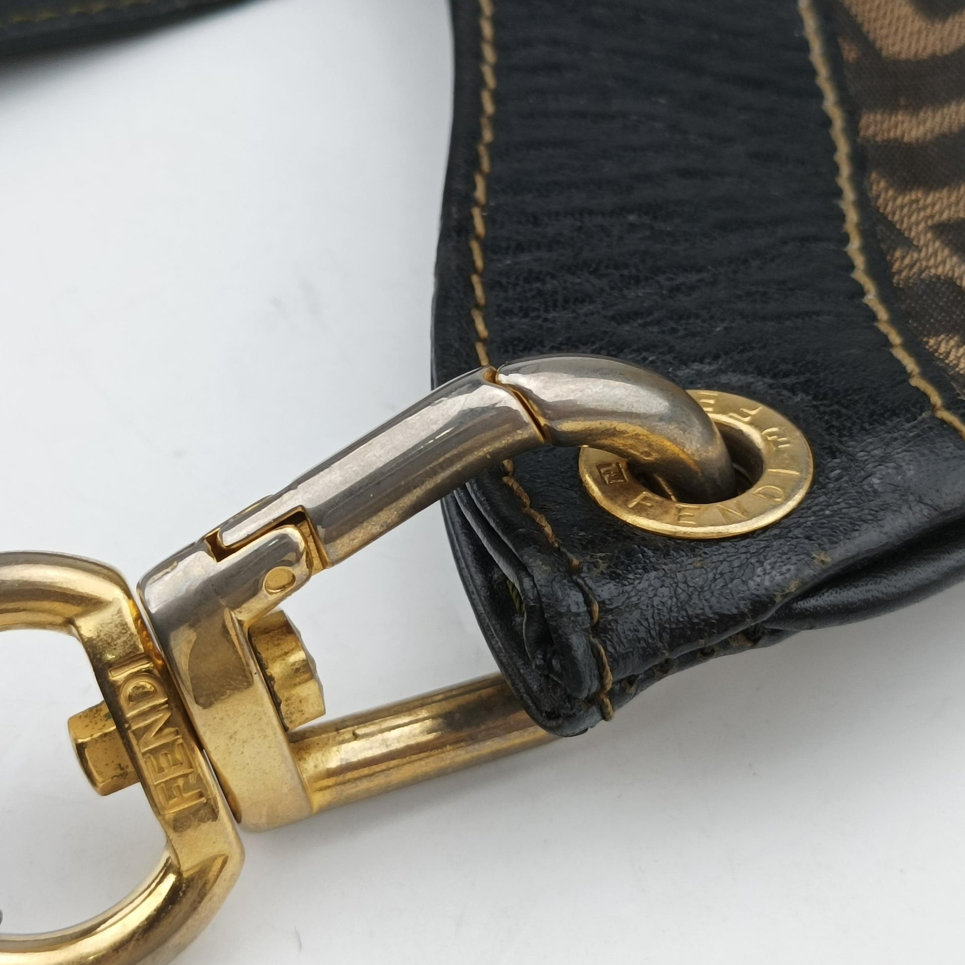 Zucca pattern Mamma Bucket Brown canvas x leather 15081 4 15081/0 8ズッカ柄 マンマバケット ブラウン キャンバス×レザー 15081 4 15081/0 8