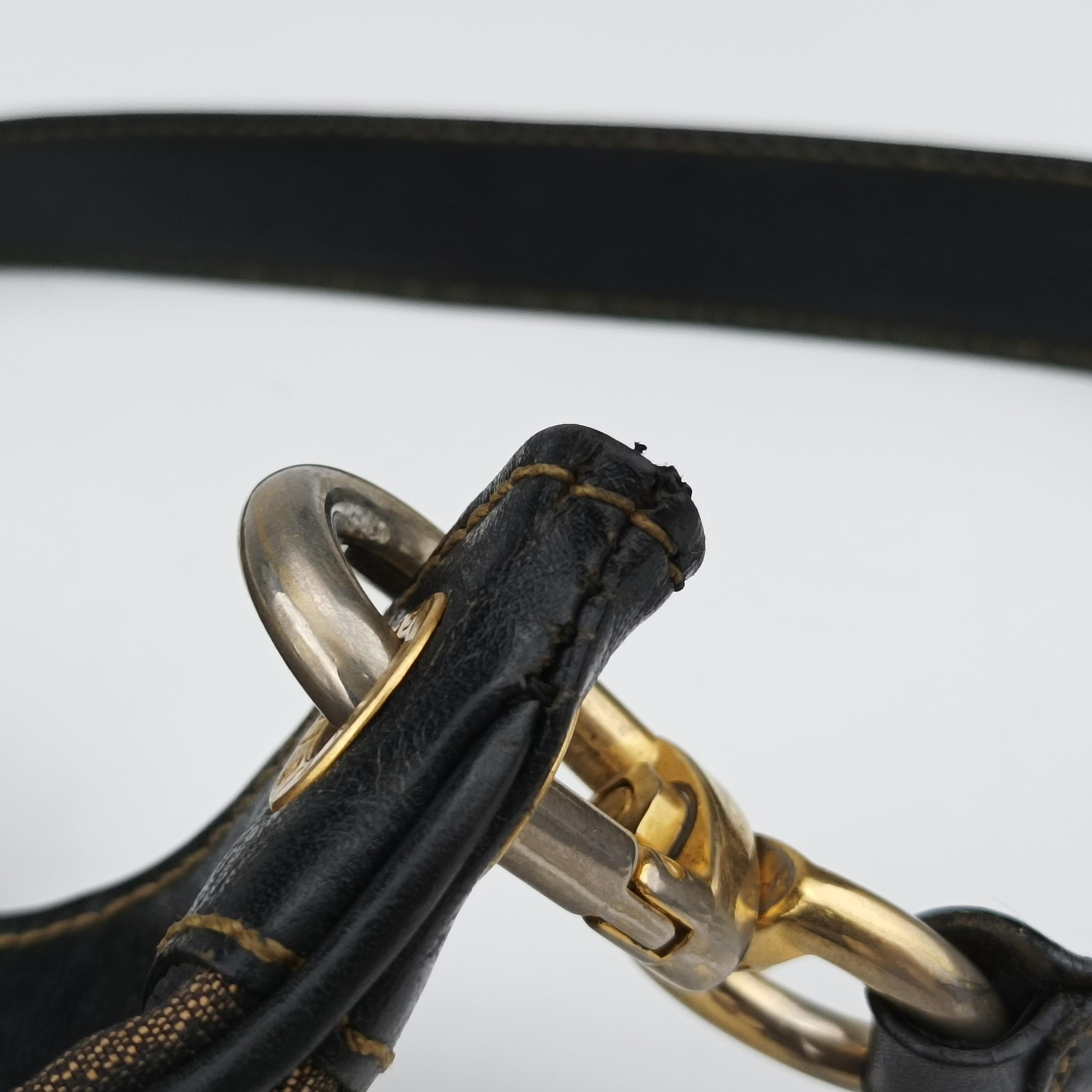 Zucca pattern Mamma Bucket Brown canvas x leather 15081 4 15081/0 8ズッカ柄 マンマバケット ブラウン キャンバス×レザー 15081 4 15081/0 8