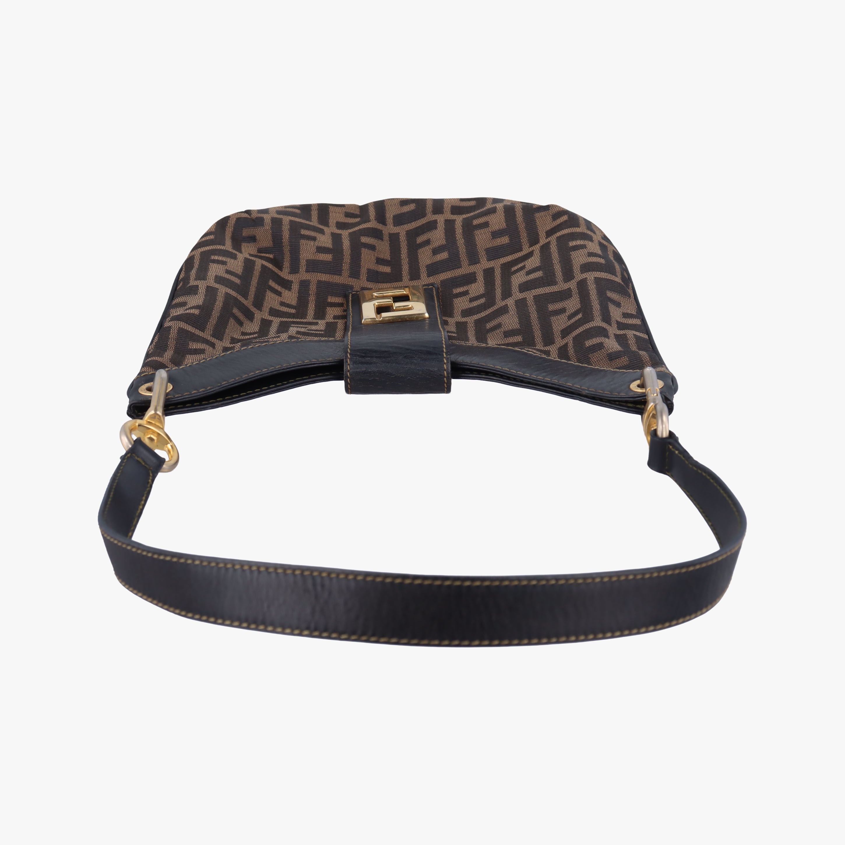 Zucca pattern Mamma Bucket Brown canvas x leather 15081 4 15081/0 8ズッカ柄 マンマバケット ブラウン キャンバス×レザー 15081 4 15081/0 8