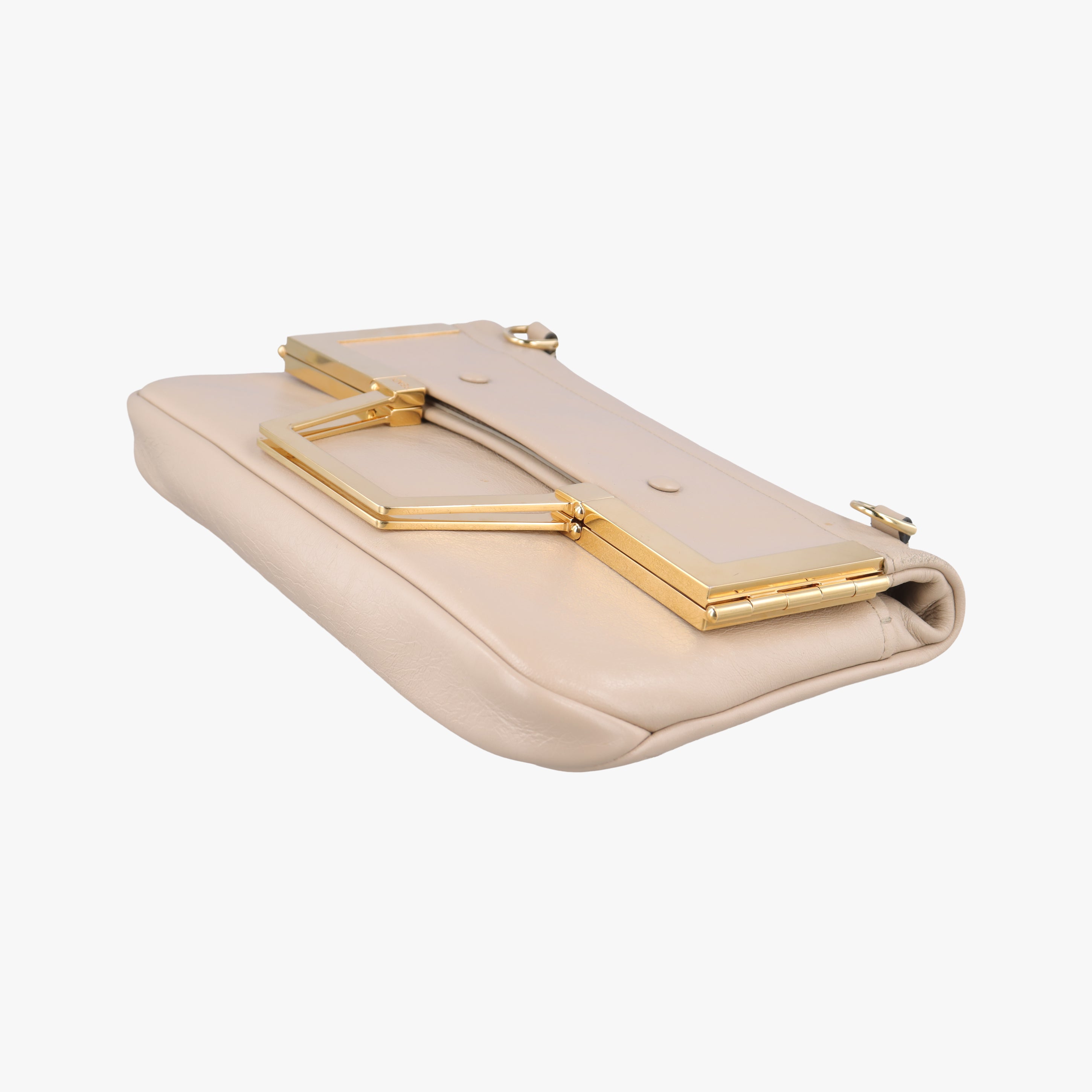 flap Beige Leather 8BH364 8BH364-A86T-199-12085フラップ ベージュ レザー 8BH364 8BH364-A86T-199-12085