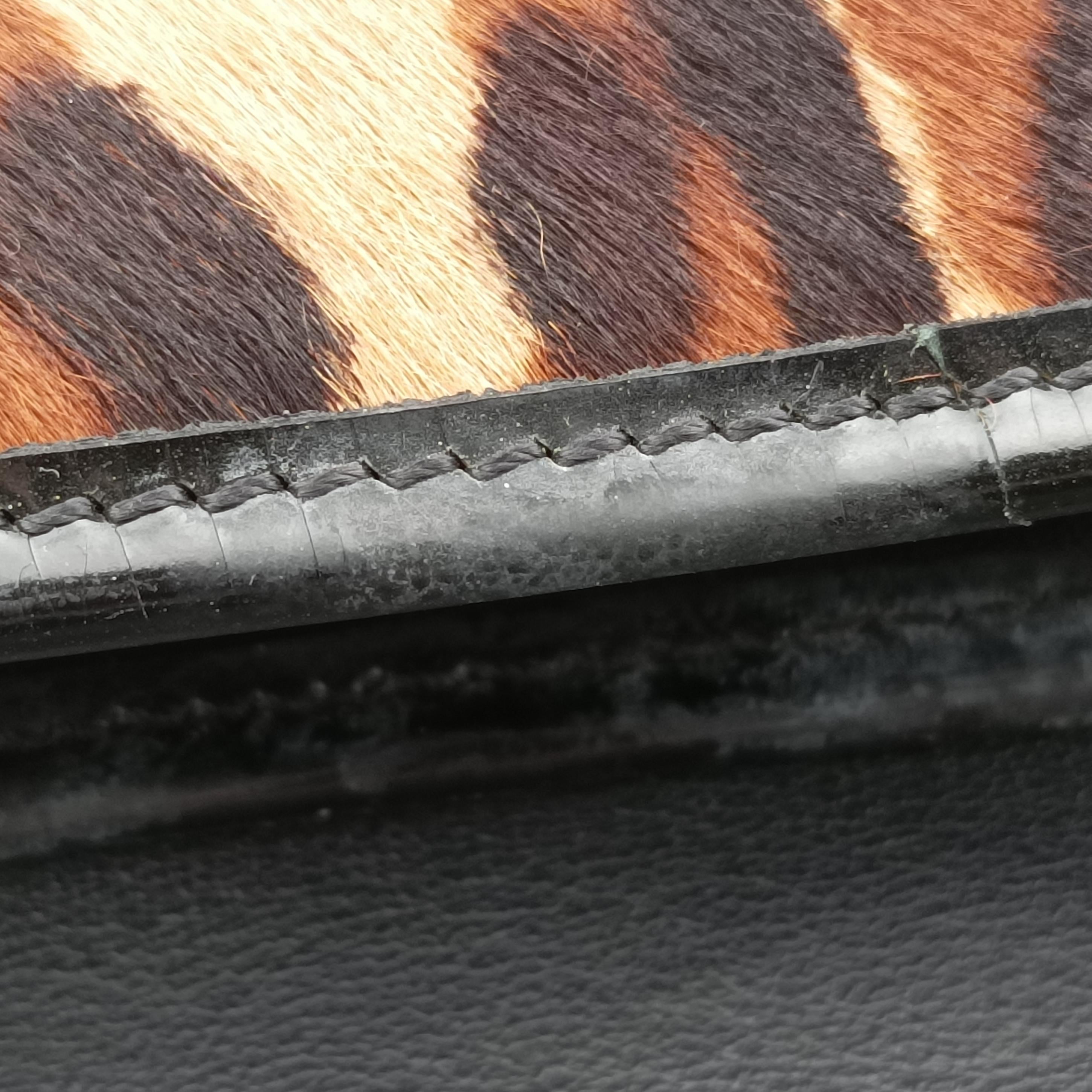 Stripe Calfhair and Velvet Multicolour ponyhair 8BN165 2370-8BN165-VXM-069ストライプカーフヘアとベルベット マルチカラー ハラコ 8BN165 2370-8BN165-VXM-069