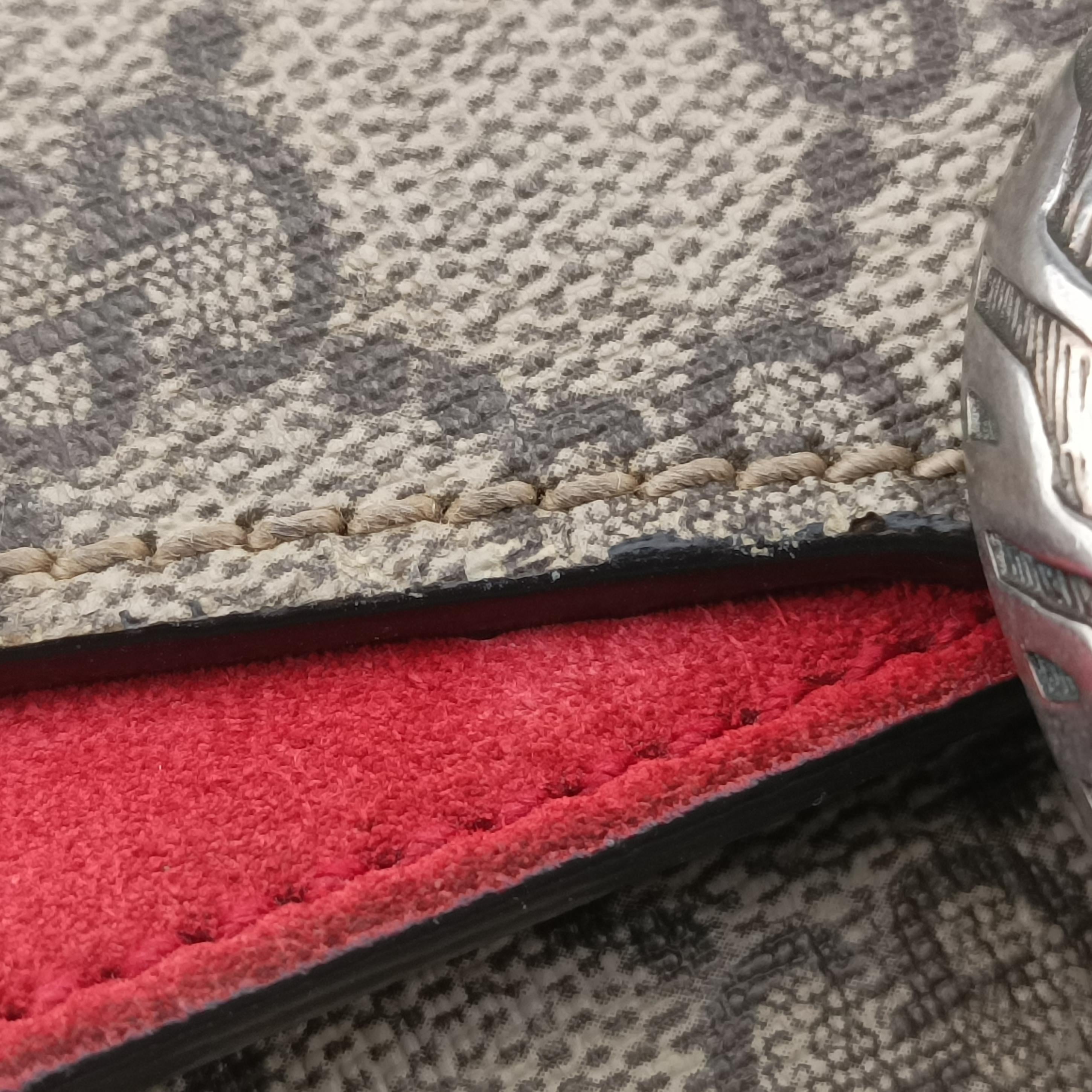 Dionysus beige×red PVC coated canvas 421970 H029605464ディオニュソス ベージュ×レッド PVCコーティングキャンバス 421970 H029605464