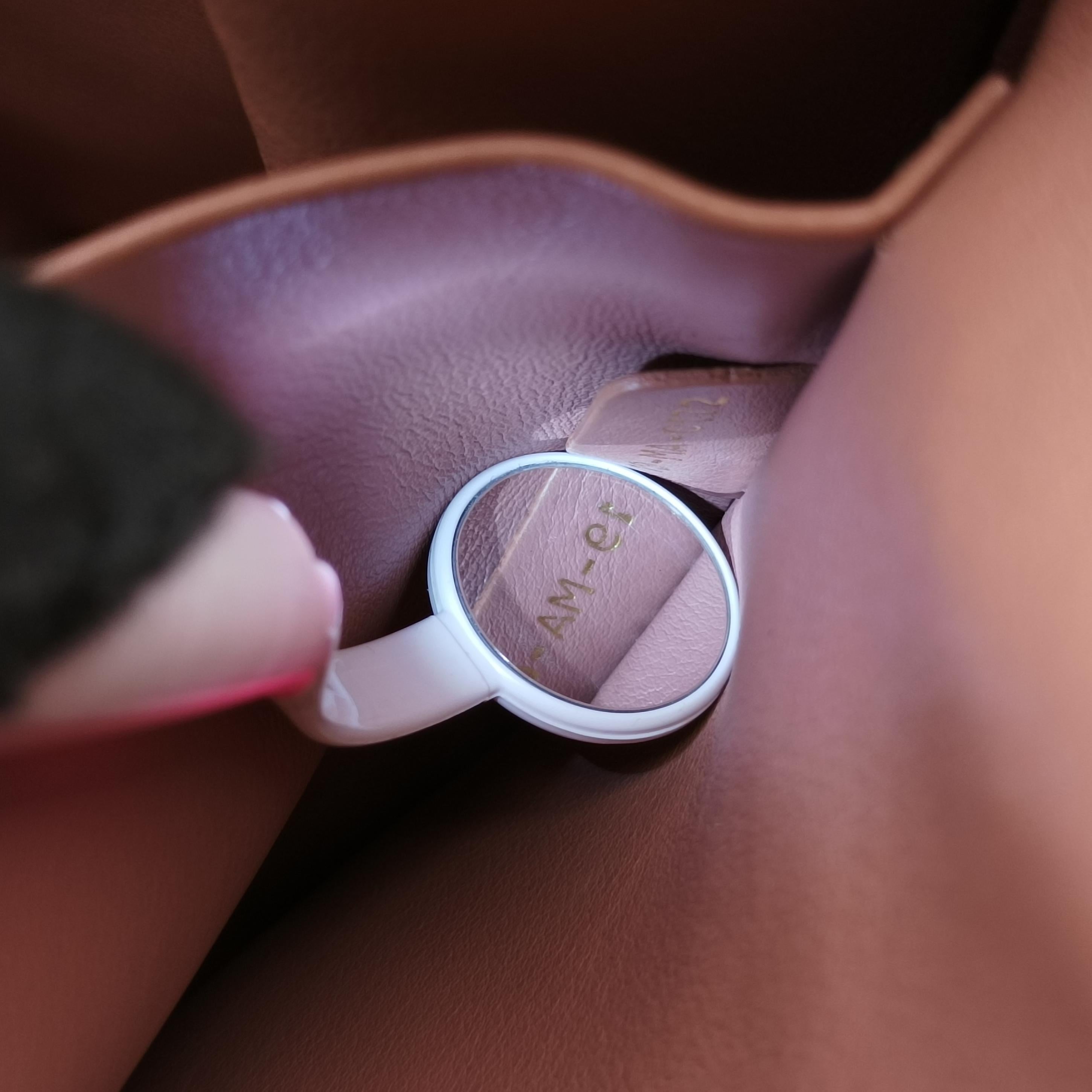 Diorissimo Orange Leather 19-MA-0172ディオリッシモ オレンジ レザー 19-MA-0172