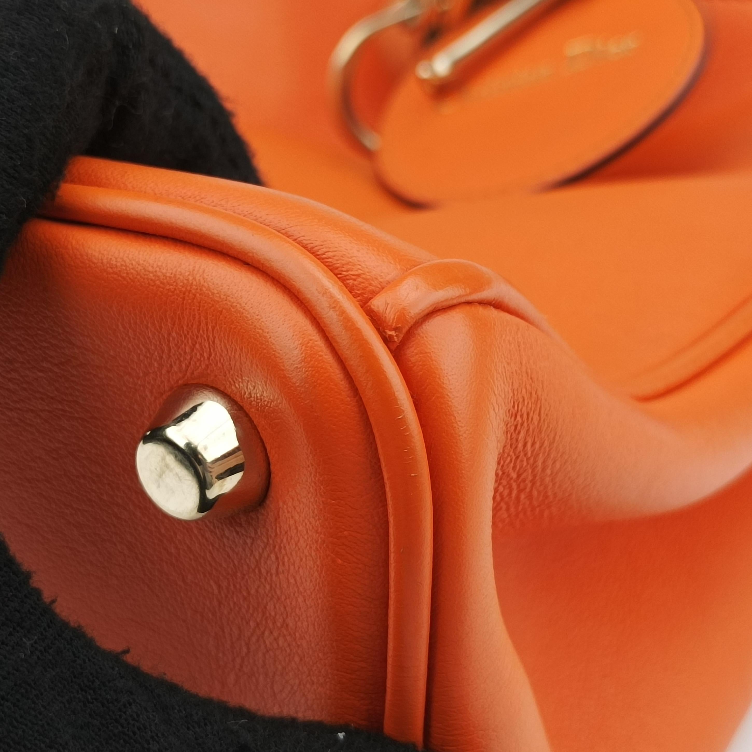 Diorissimo Orange Leather 19-MA-0172ディオリッシモ オレンジ レザー 19-MA-0172