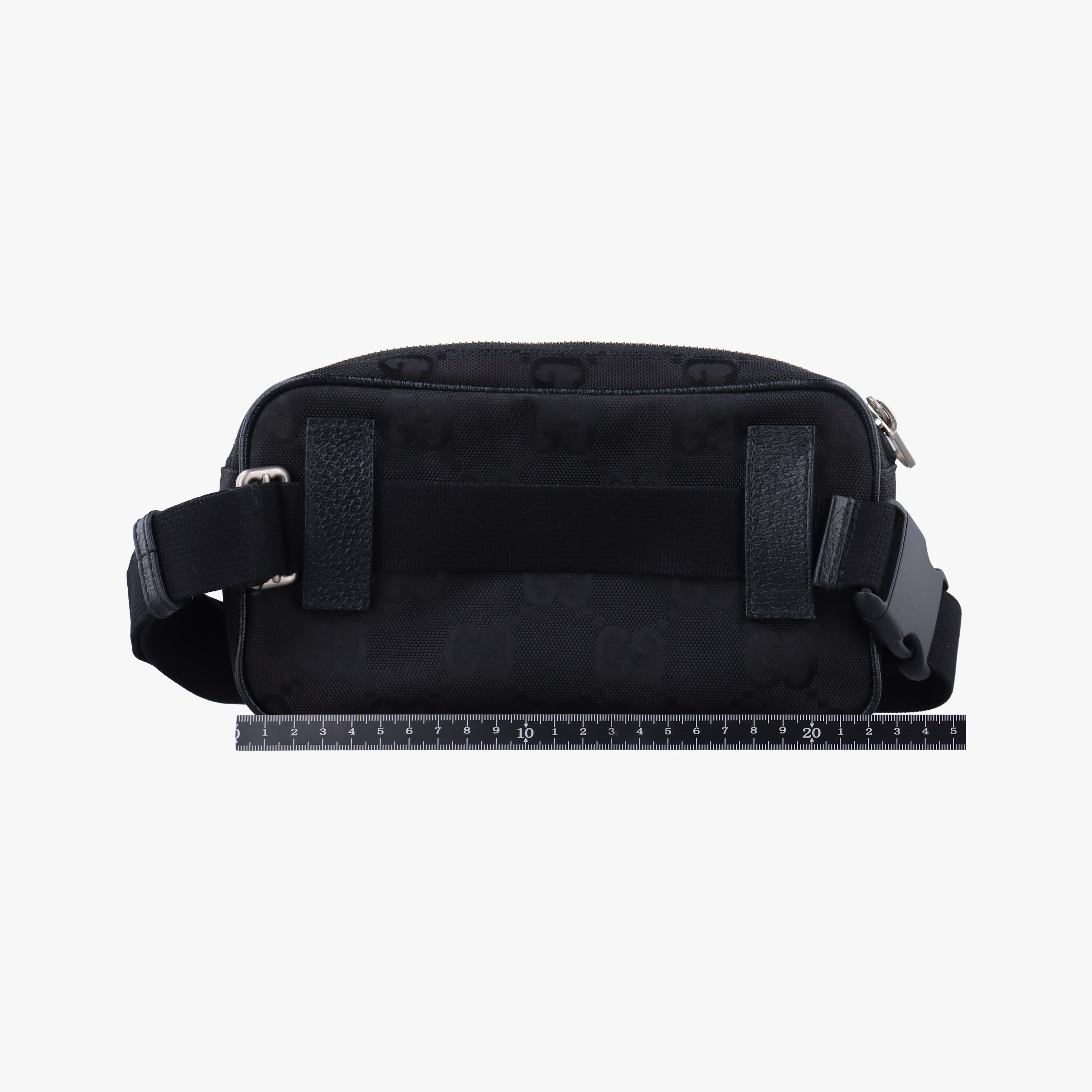 Gucci Off the Grid Belt Bag Black canvas x leather 631341 E040280156グッチ オフ ザ グリッド ベルトバッグ ブラック キャンバス×レザー 631341 E040280156