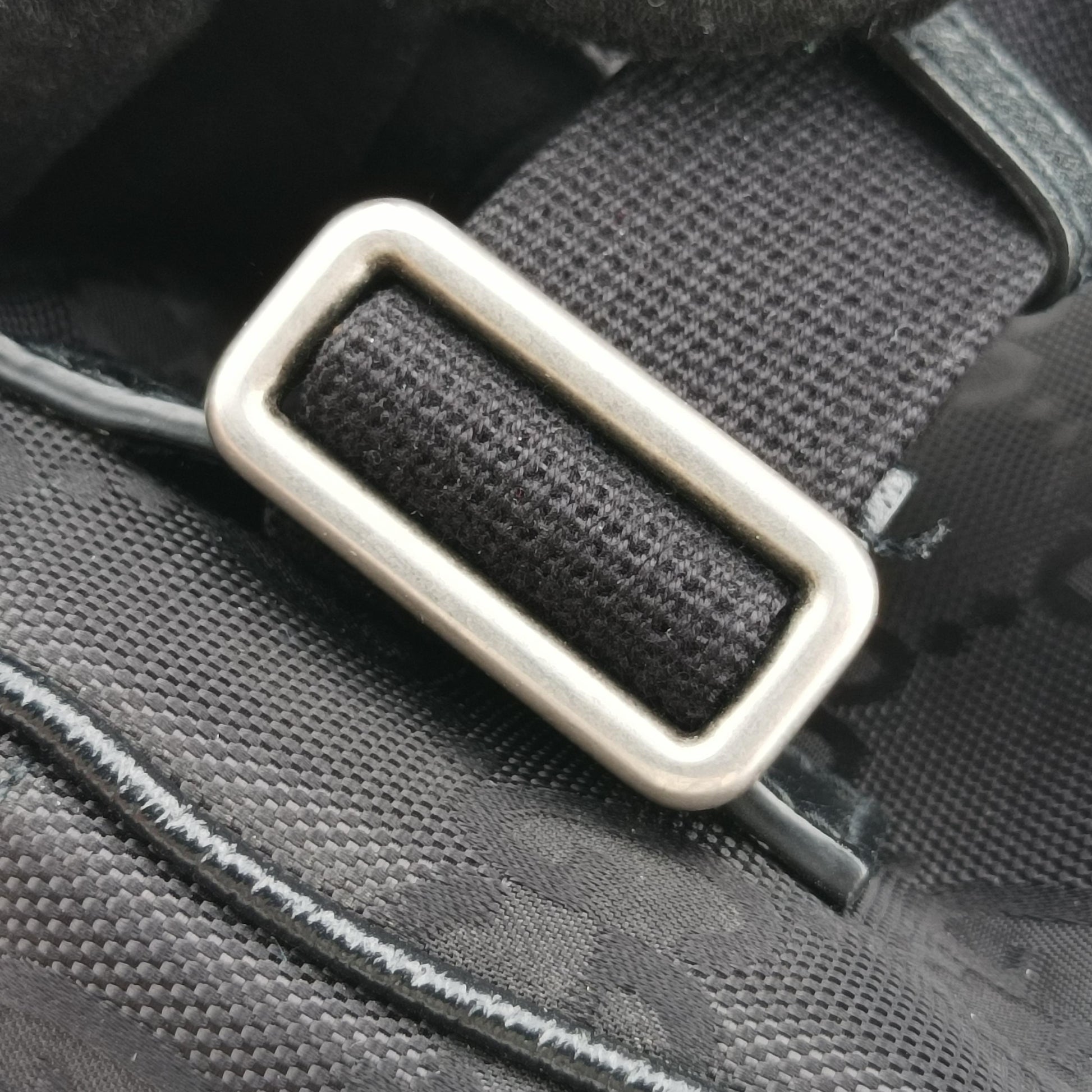 Gucci Off the Grid Belt Bag Black canvas x leather 631341 E040280156グッチ オフ ザ グリッド ベルトバッグ ブラック キャンバス×レザー 631341 E040280156