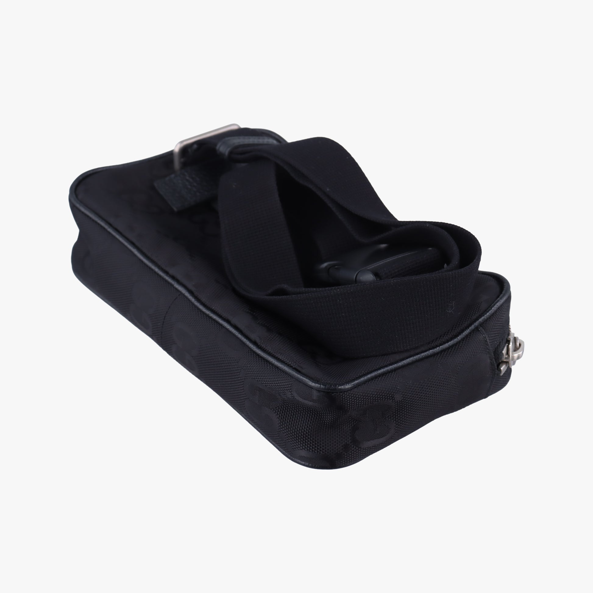 Gucci Off the Grid Belt Bag Black canvas x leather 631341 E040280156グッチ オフ ザ グリッド ベルトバッグ ブラック キャンバス×レザー 631341 E040280156