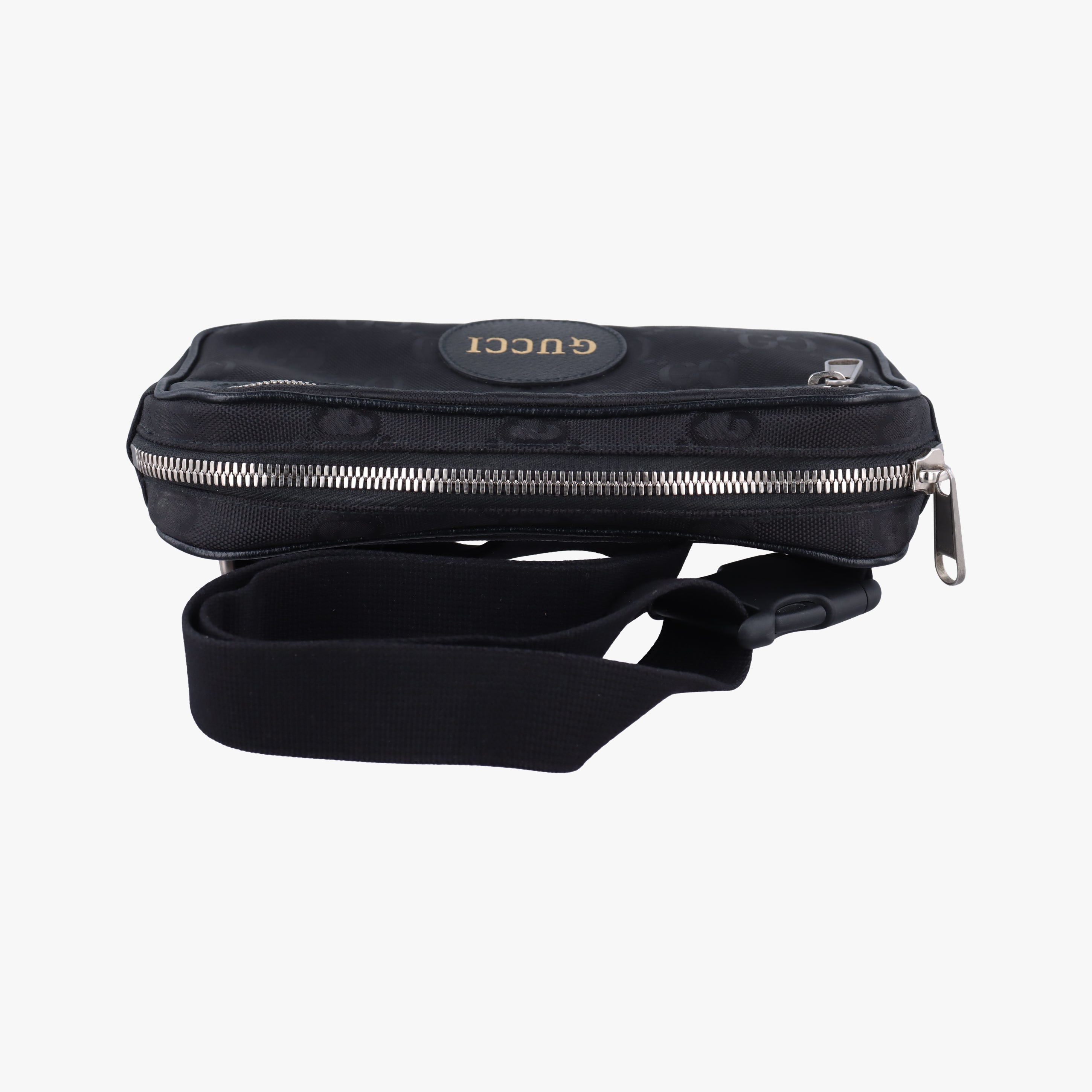 Gucci Off the Grid Belt Bag Black canvas x leather 631341 E040280156グッチ オフ ザ グリッド ベルトバッグ ブラック キャンバス×レザー 631341 E040280156