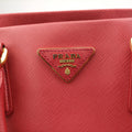 Triangle logo Red SAFFIANO Leather 208三角ロゴ レッド サフィアーノレザー 208
