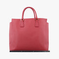 Triangle logo Red SAFFIANO Leather 208三角ロゴ レッド サフィアーノレザー 208