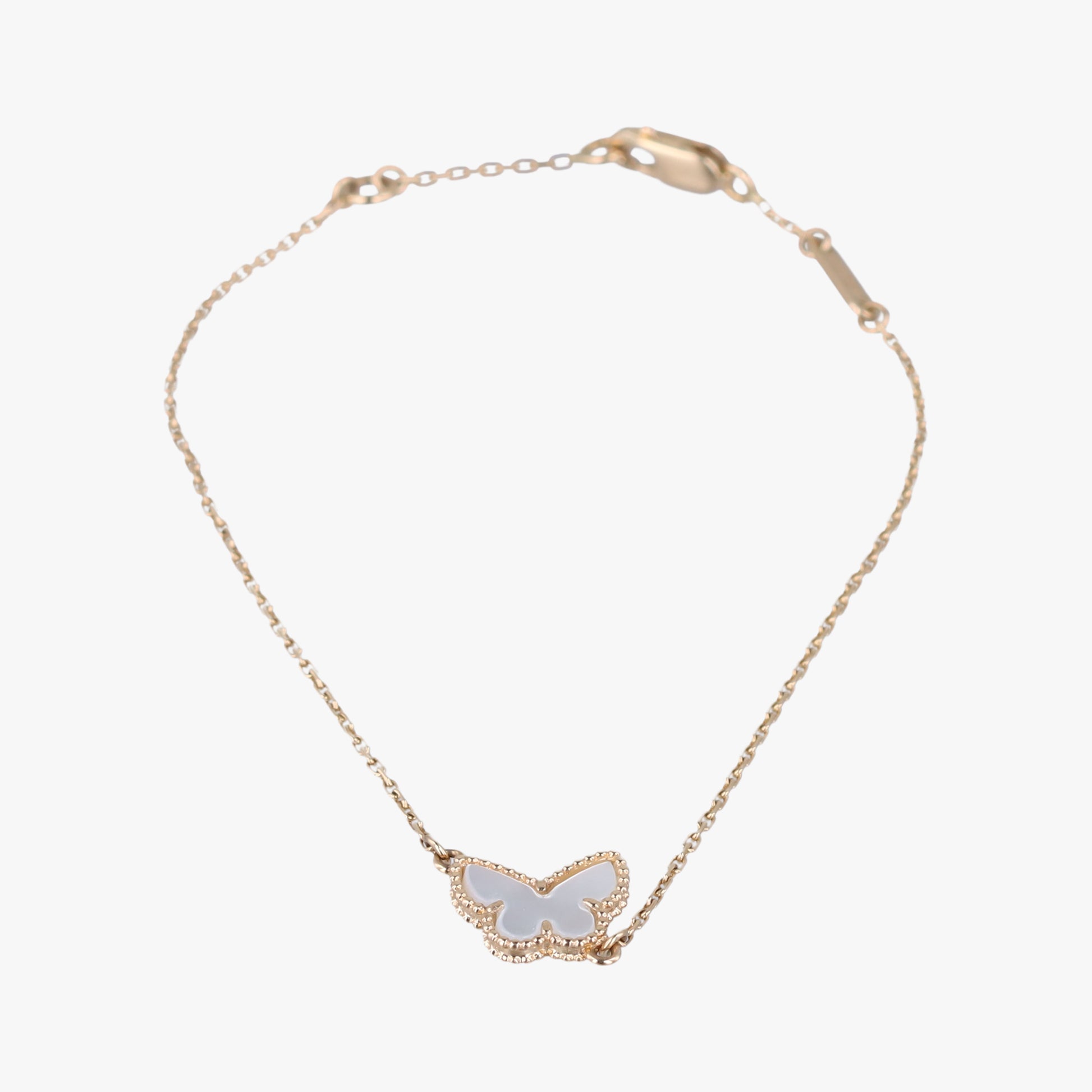 Sweet Alhambra Papillon White×golden AU750 ARF69000 JE489574スウィートアルハンブラ パピヨン ホワイト×ゴールド AU750 ARF69000 JE489574