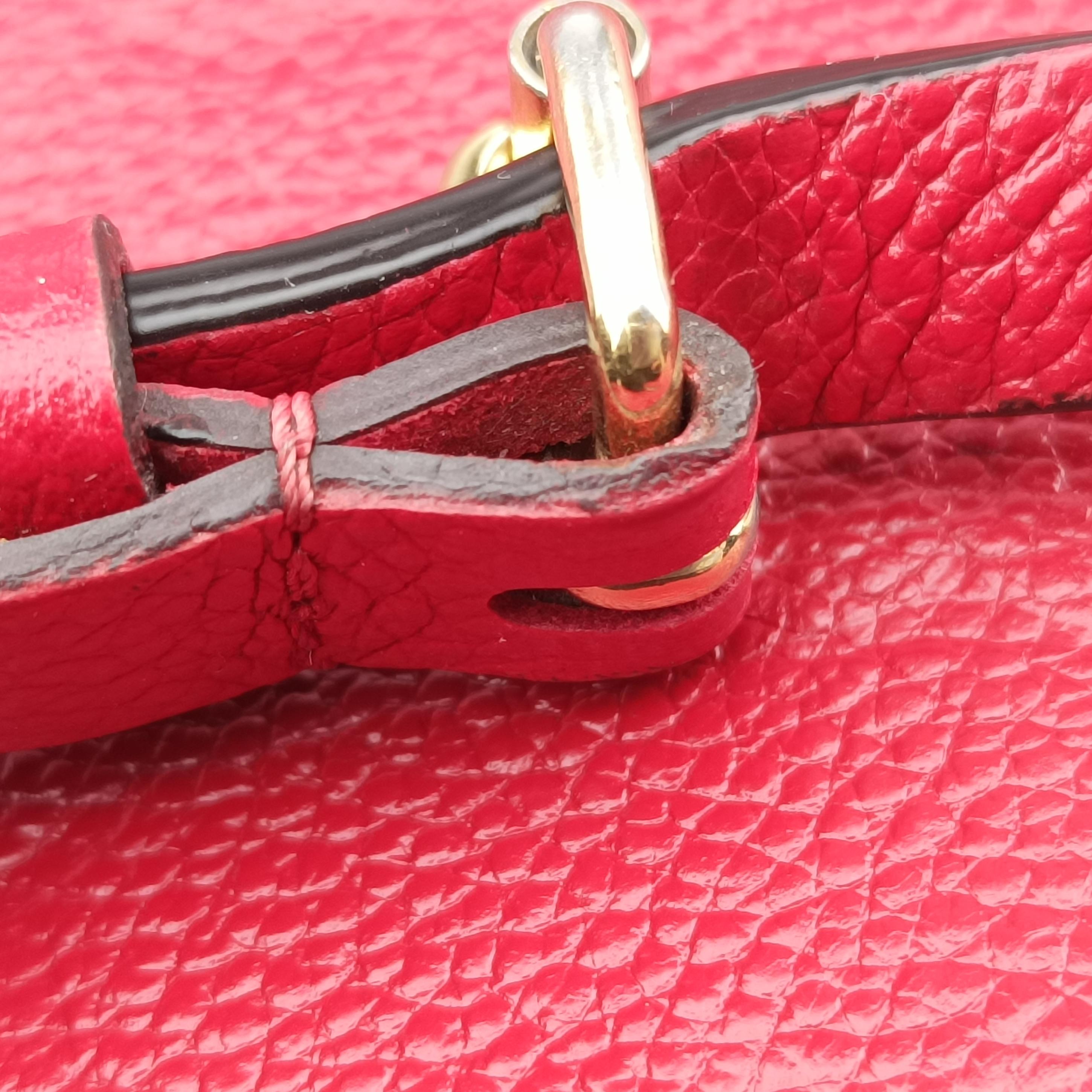 Monogram Empreinte Saintonge Red leather M44606 CA1149モノグラム アンプラント サントンジュ レッド レザー M44606 CA1149