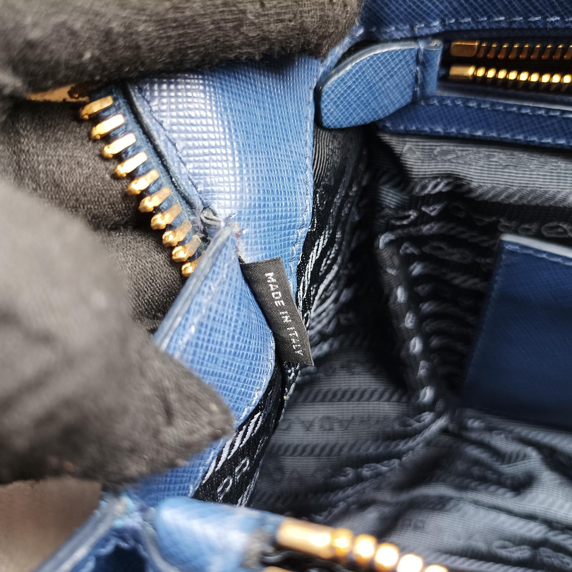 Promenade Blue SAFFIANO Leather BL0837 113 4プロムナード ブルー サフィアーノレザー BL0837 113 4