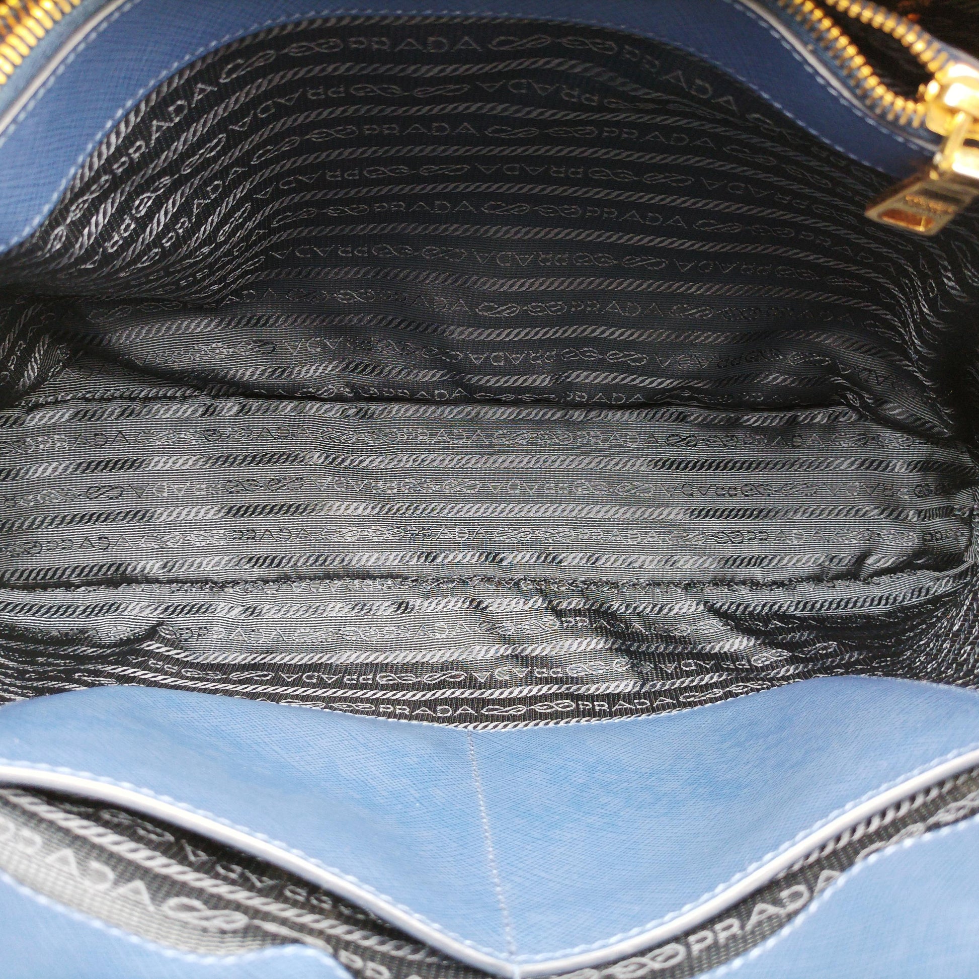 Promenade Blue SAFFIANO Leather BL0837 113 4プロムナード ブルー サフィアーノレザー BL0837 113 4