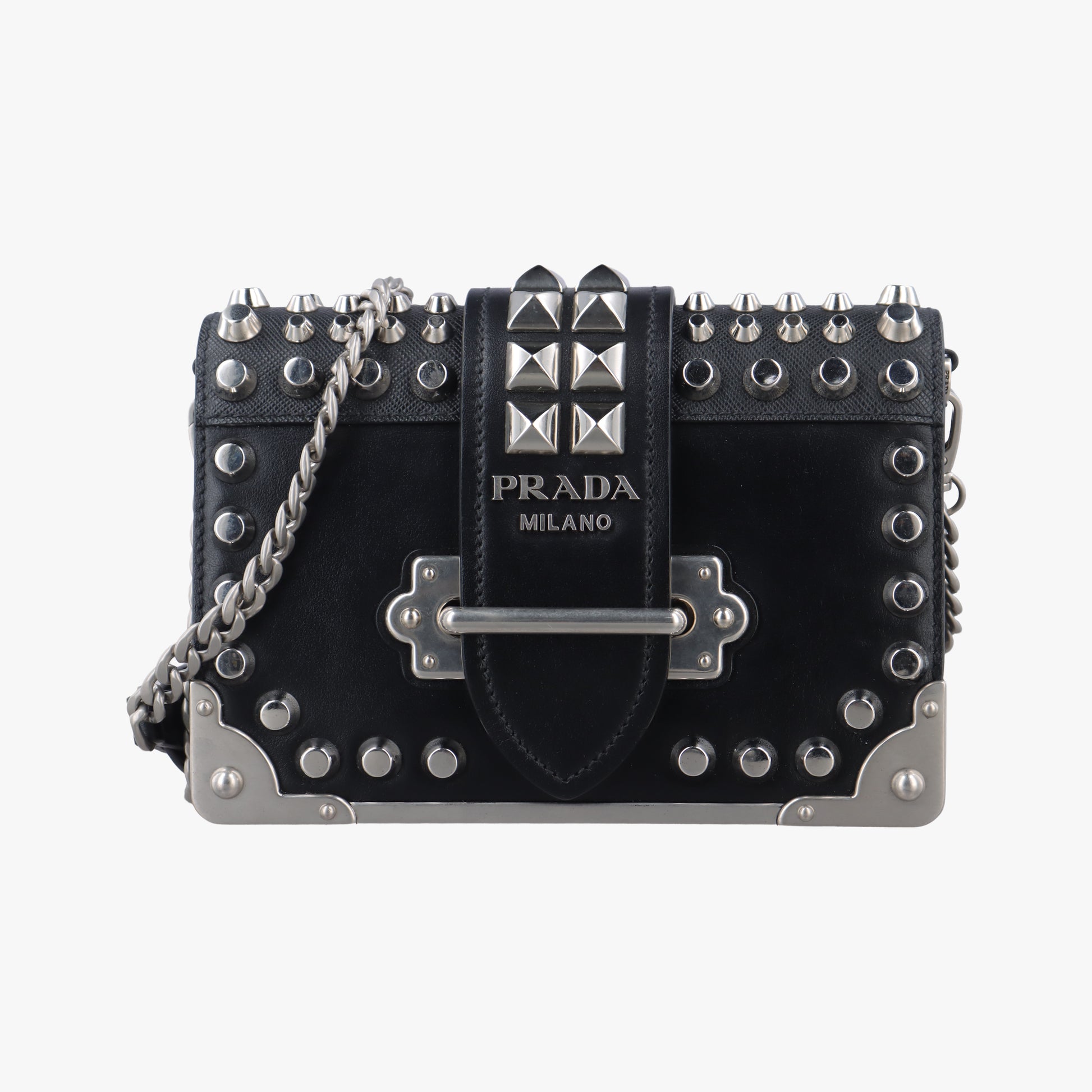 Cahier Black Leather 1BH018 25カイエ ブラック レザー 1BH018 25