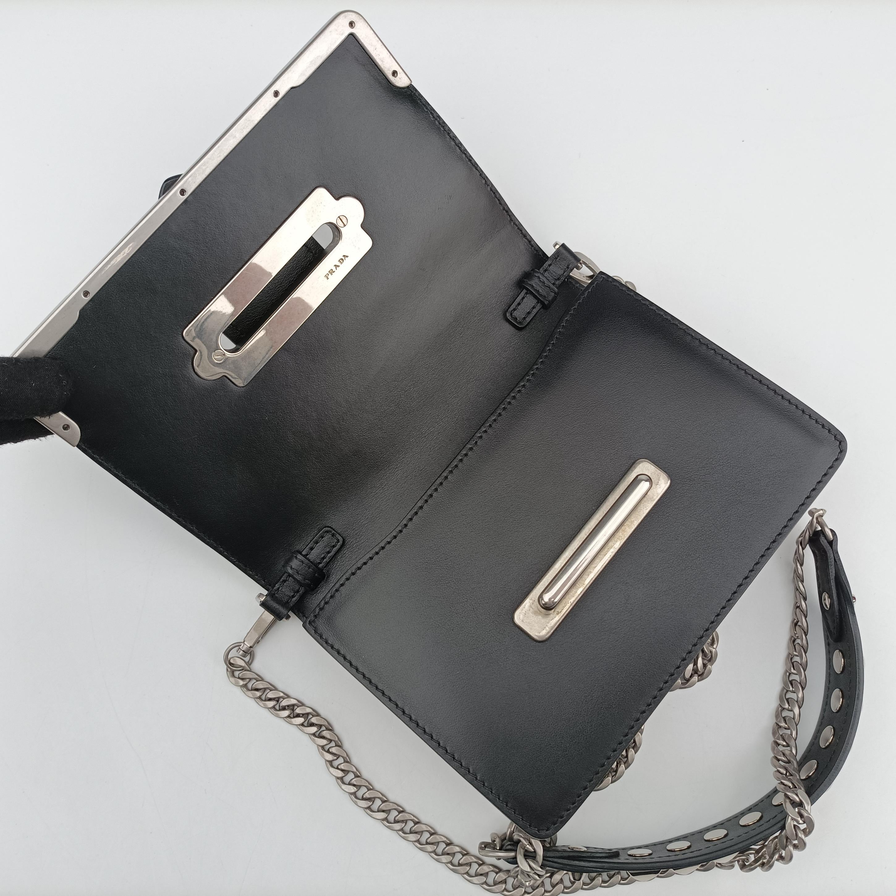 Cahier Black Leather 1BH018 25カイエ ブラック レザー 1BH018 25