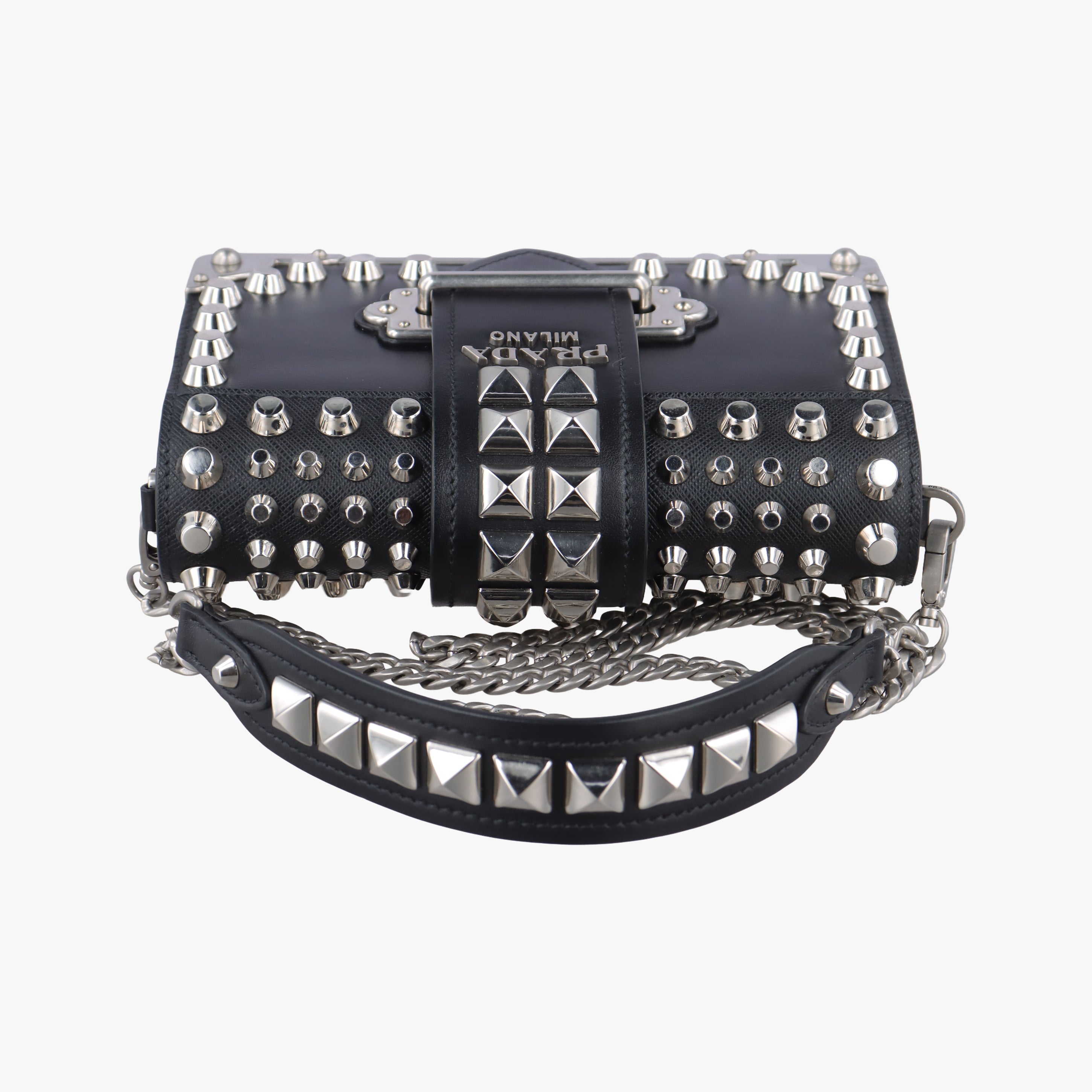 Cahier Black Leather 1BH018 25カイエ ブラック レザー 1BH018 25