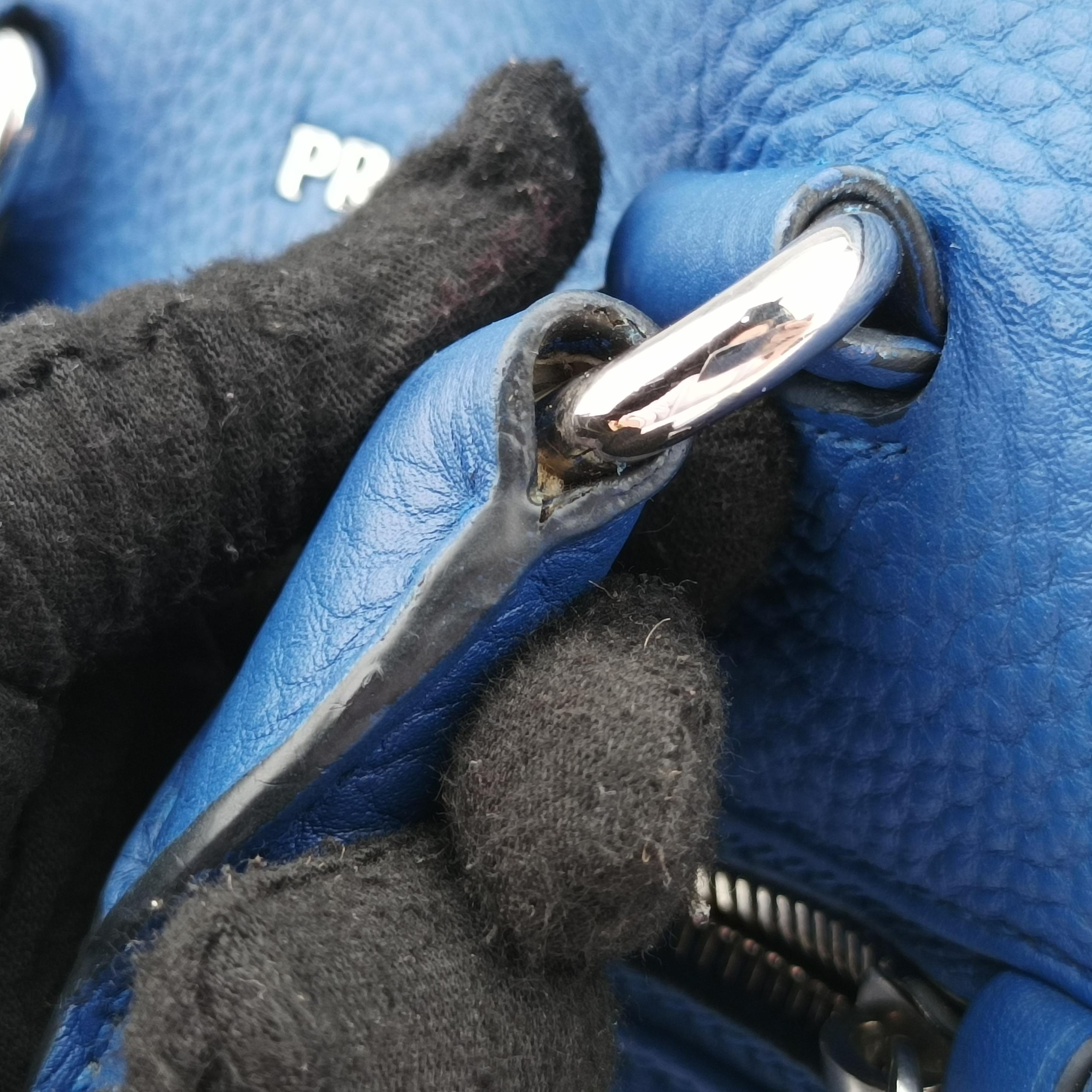 Bauletto Blue leather 1BB022 197/Bバウレット ブルー レザー 1BB022 197/B