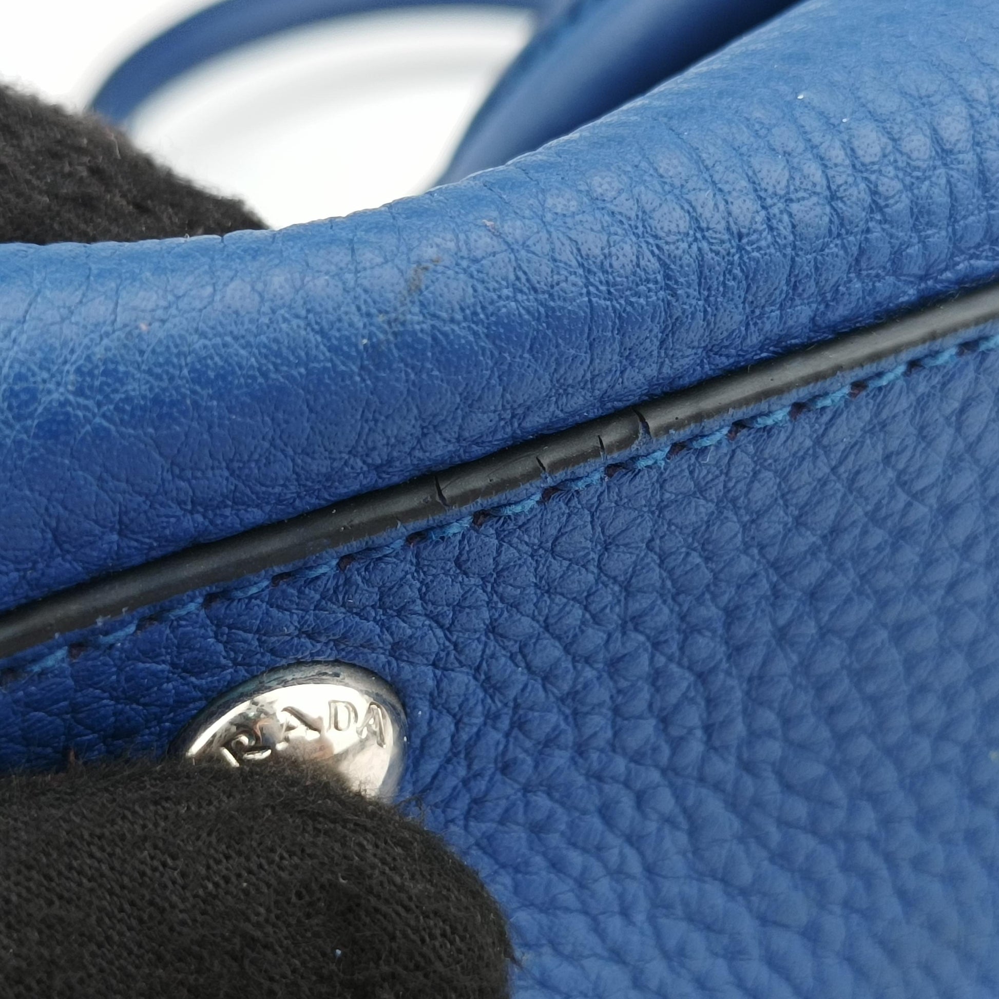 Bauletto Blue leather 1BB022 197/Bバウレット ブルー レザー 1BB022 197/B