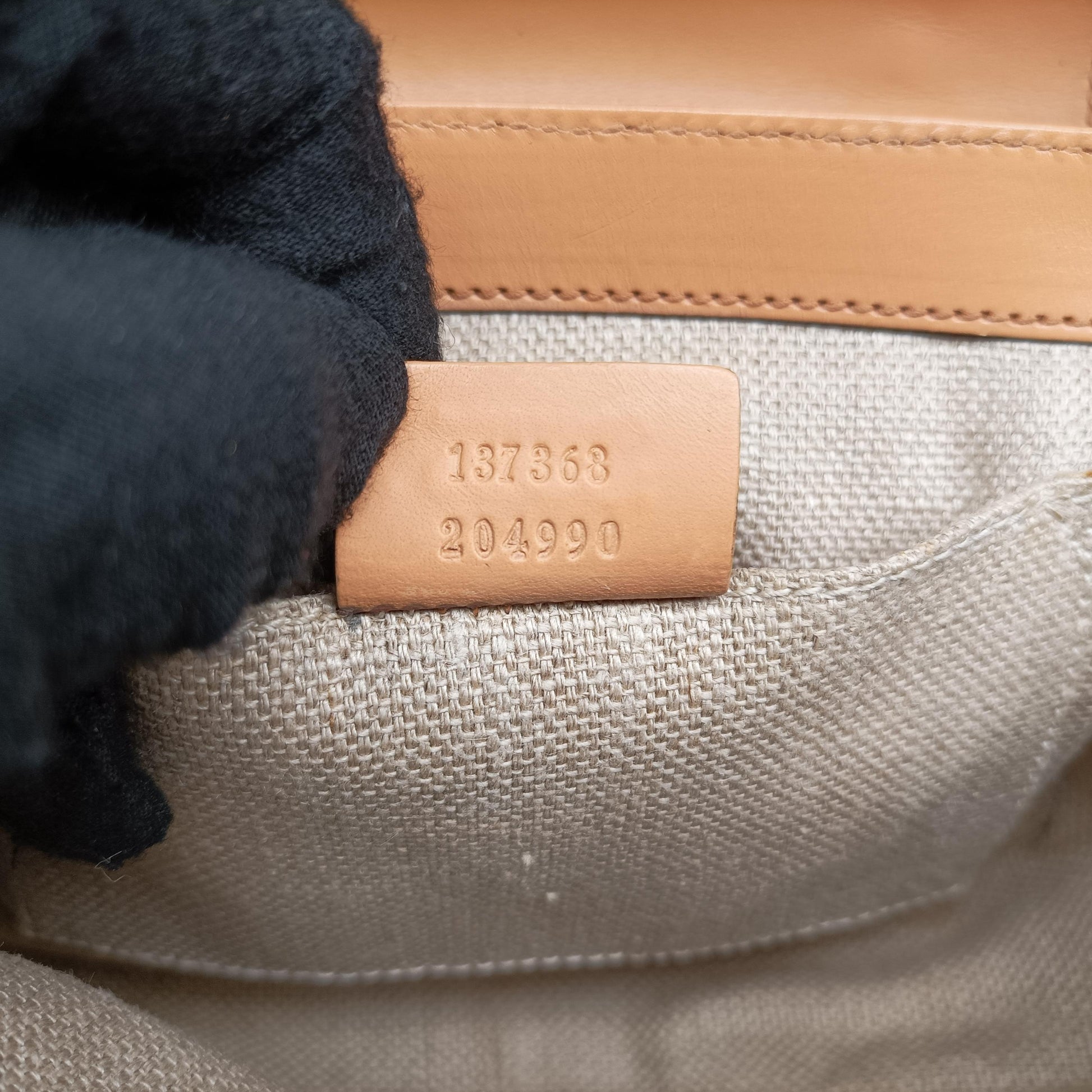 Bamboo Flora Multicolour canvas x leather 137368 バンブー フローラ マルチカラー キャンバス×レザー 137368 