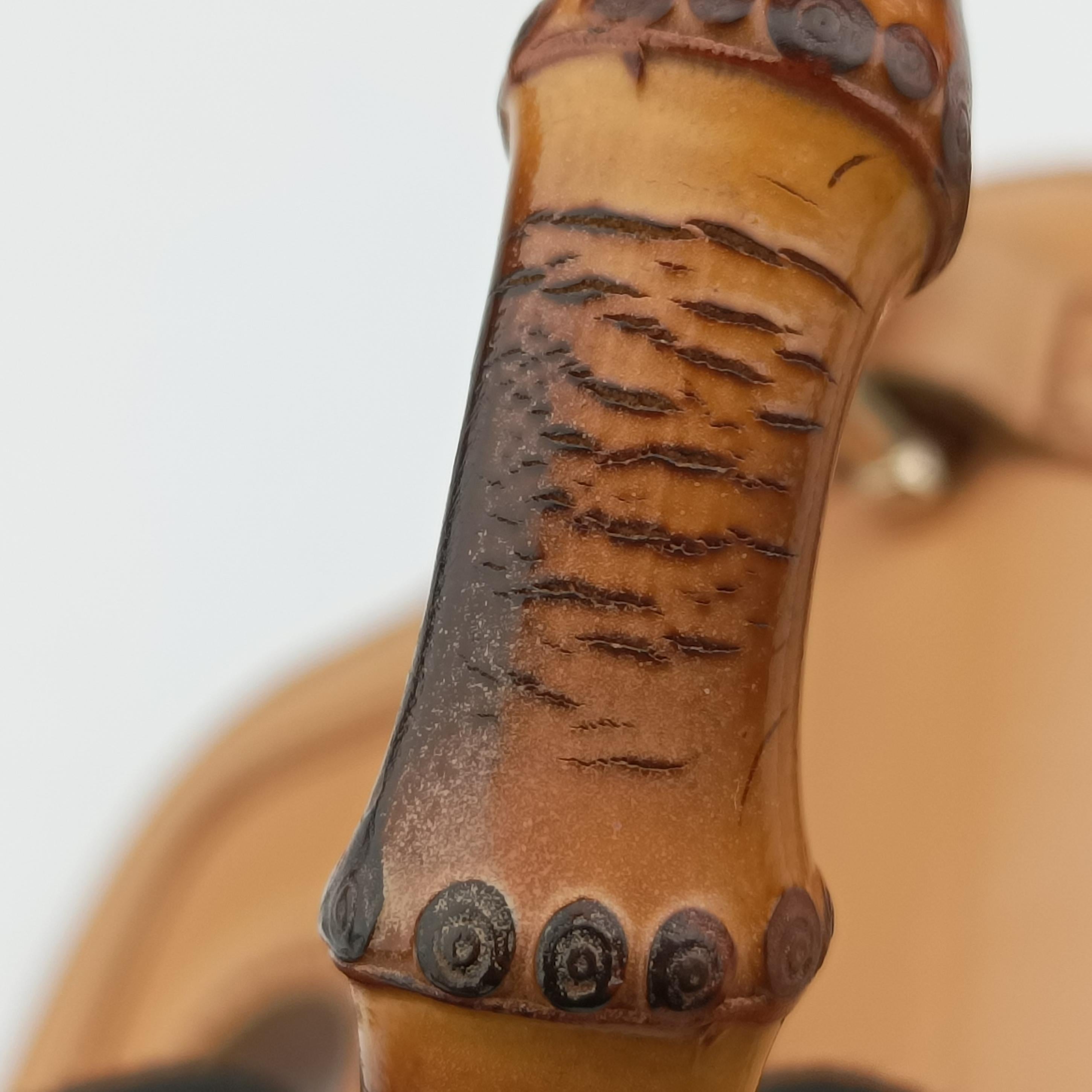 Bamboo Flora Multicolour canvas x leather 137368 バンブー フローラ マルチカラー キャンバス×レザー 137368 