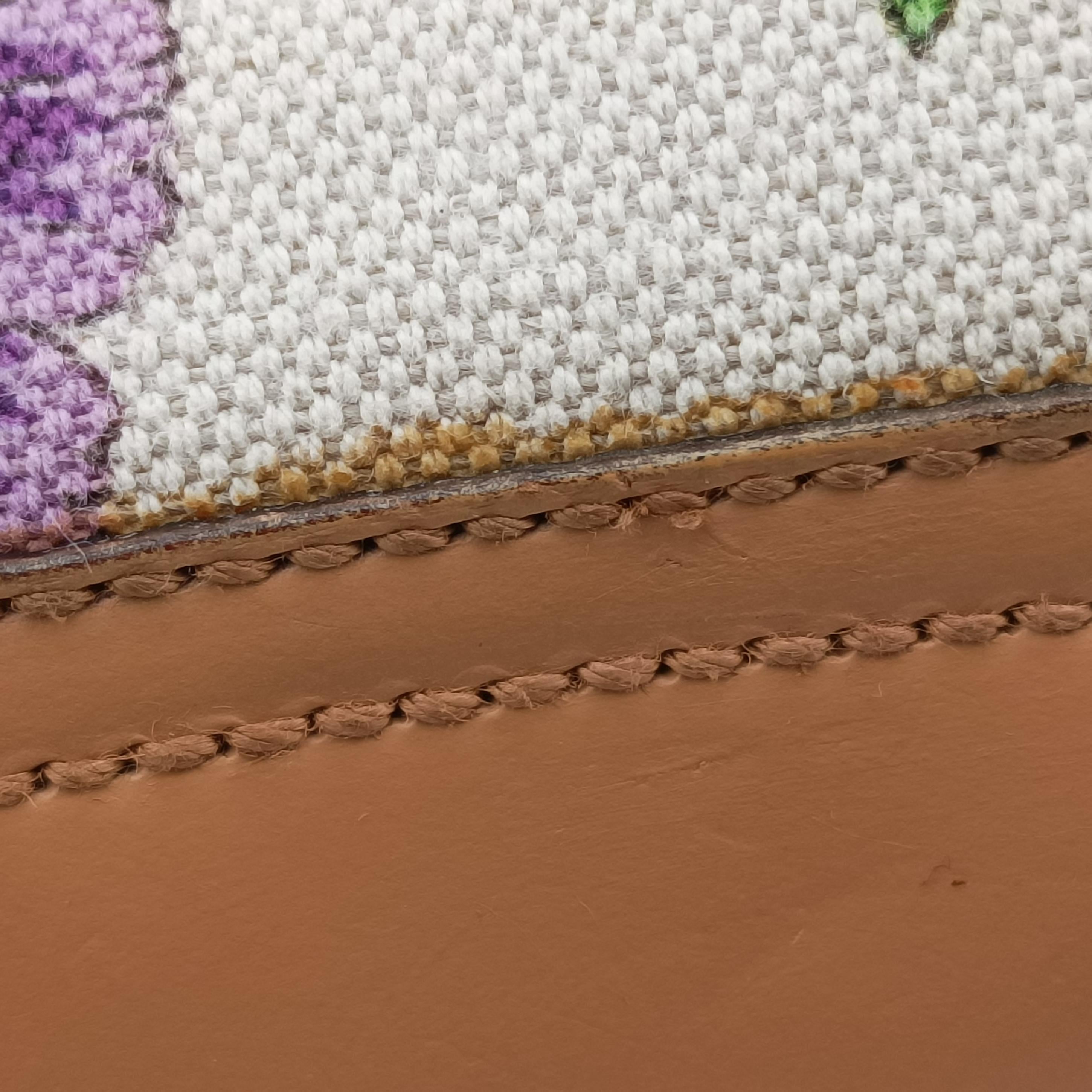 Bamboo Flora Multicolour canvas x leather 137368 バンブー フローラ マルチカラー キャンバス×レザー 137368 