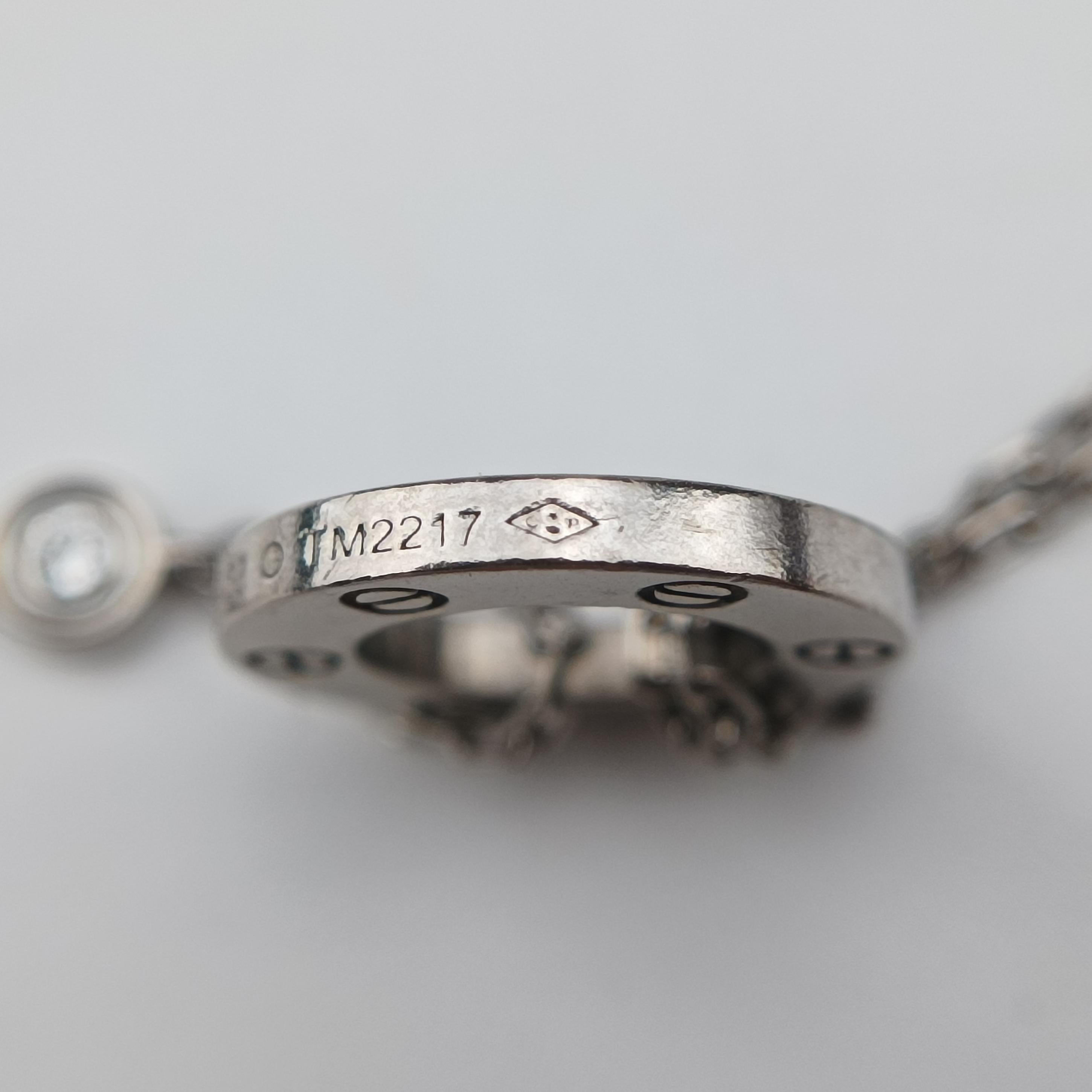 Love Circle DIAMONDS White AU750 B6038100 TM2217ラブサークル ダイヤモンド ホワイト AU750 B6038100 TM2217