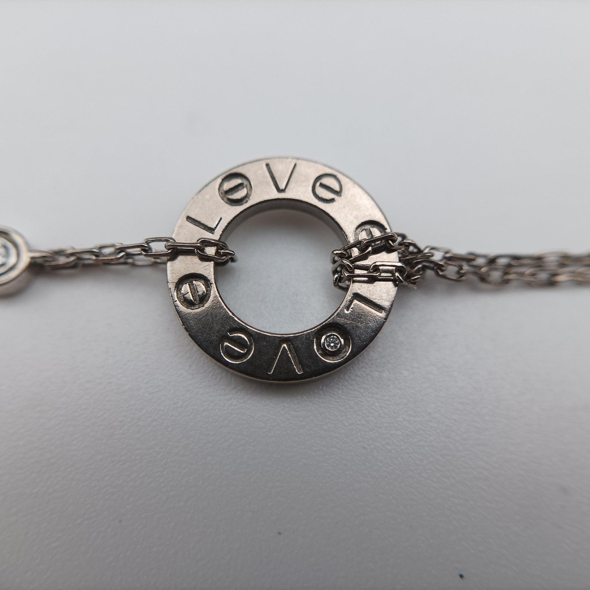 Love Circle DIAMONDS White AU750 B6038100 TM2217ラブサークル ダイヤモンド ホワイト AU750 B6038100 TM2217