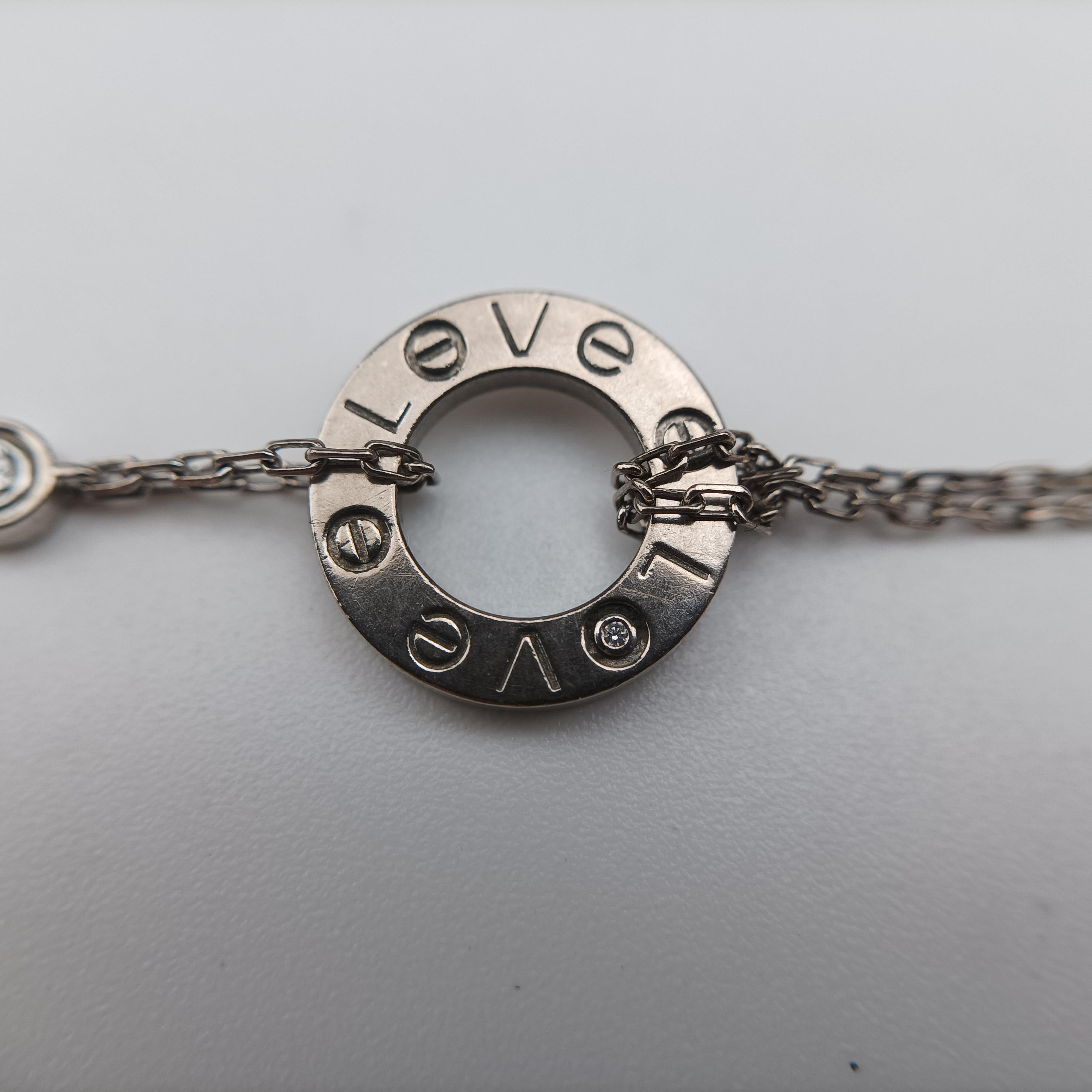 Love Circle DIAMONDS White AU750 B6038100 TM2217ラブサークル ダイヤモンド ホワイト AU750 B6038100 TM2217