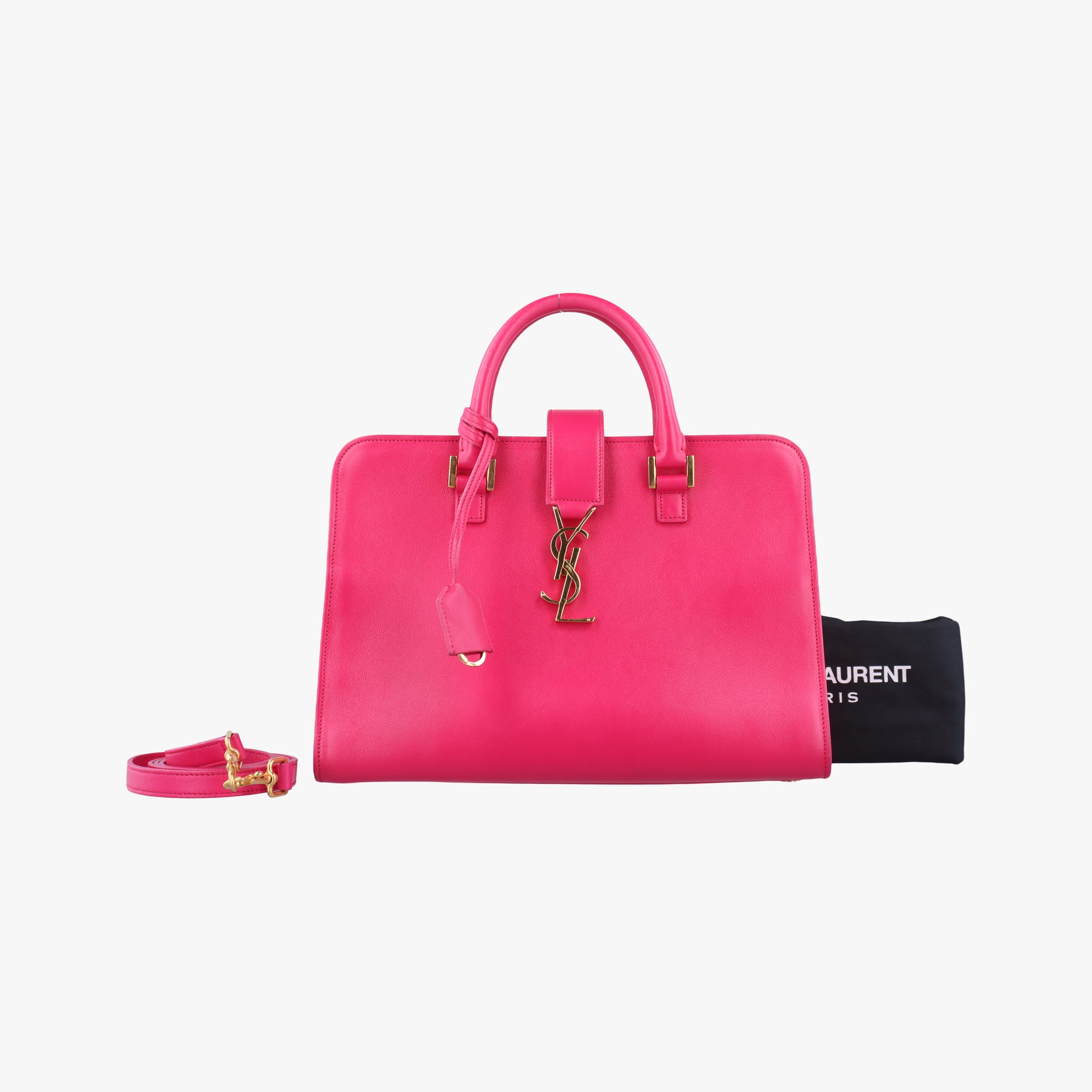 baby Cabas Rose leather 357395 CLD357395.1214ベイビーカバス ローズ レッド レザー 357395 CLD357395.1214