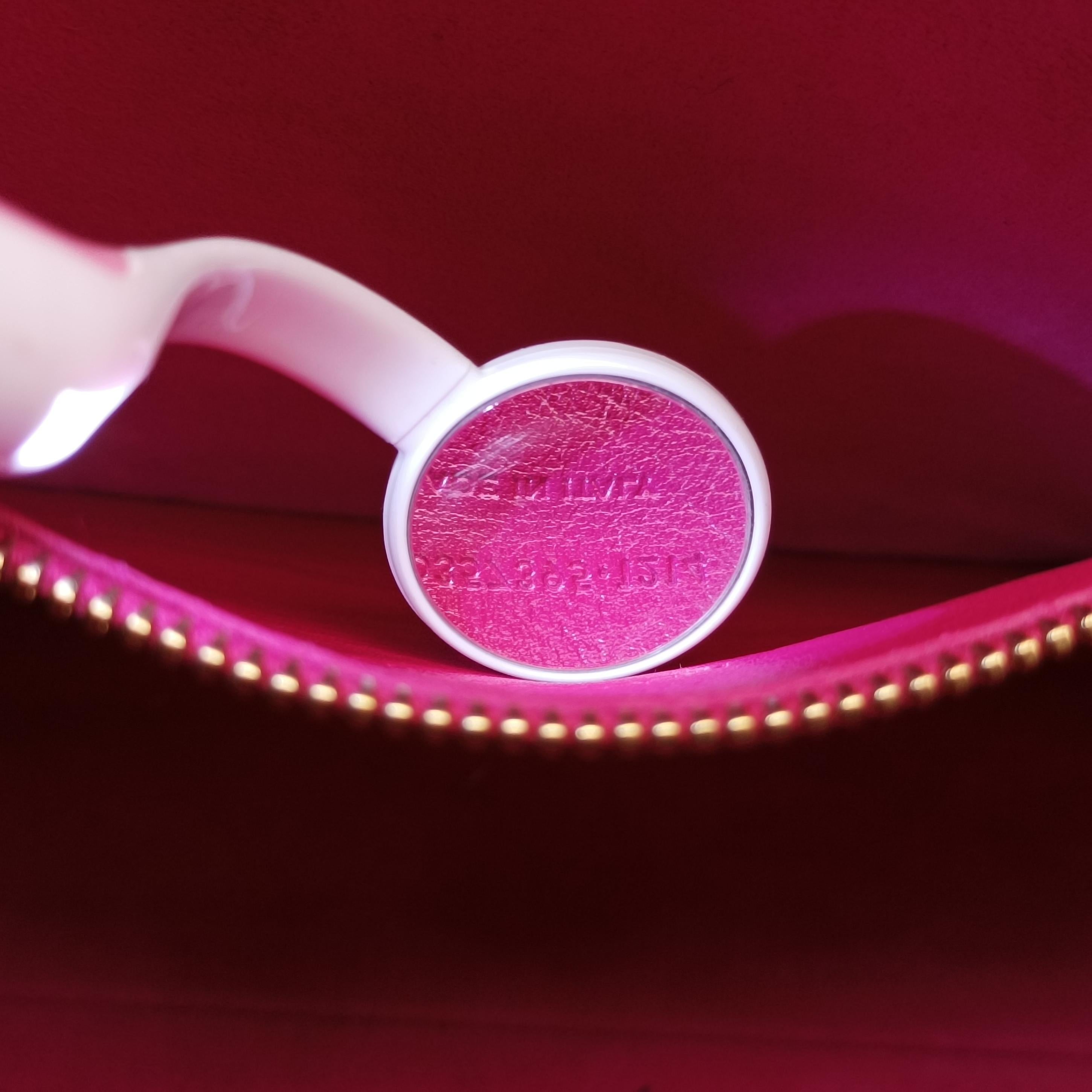 baby Cabas Rose leather 357395 CLD357395.1214ベイビーカバス ローズ レッド レザー 357395 CLD357395.1214