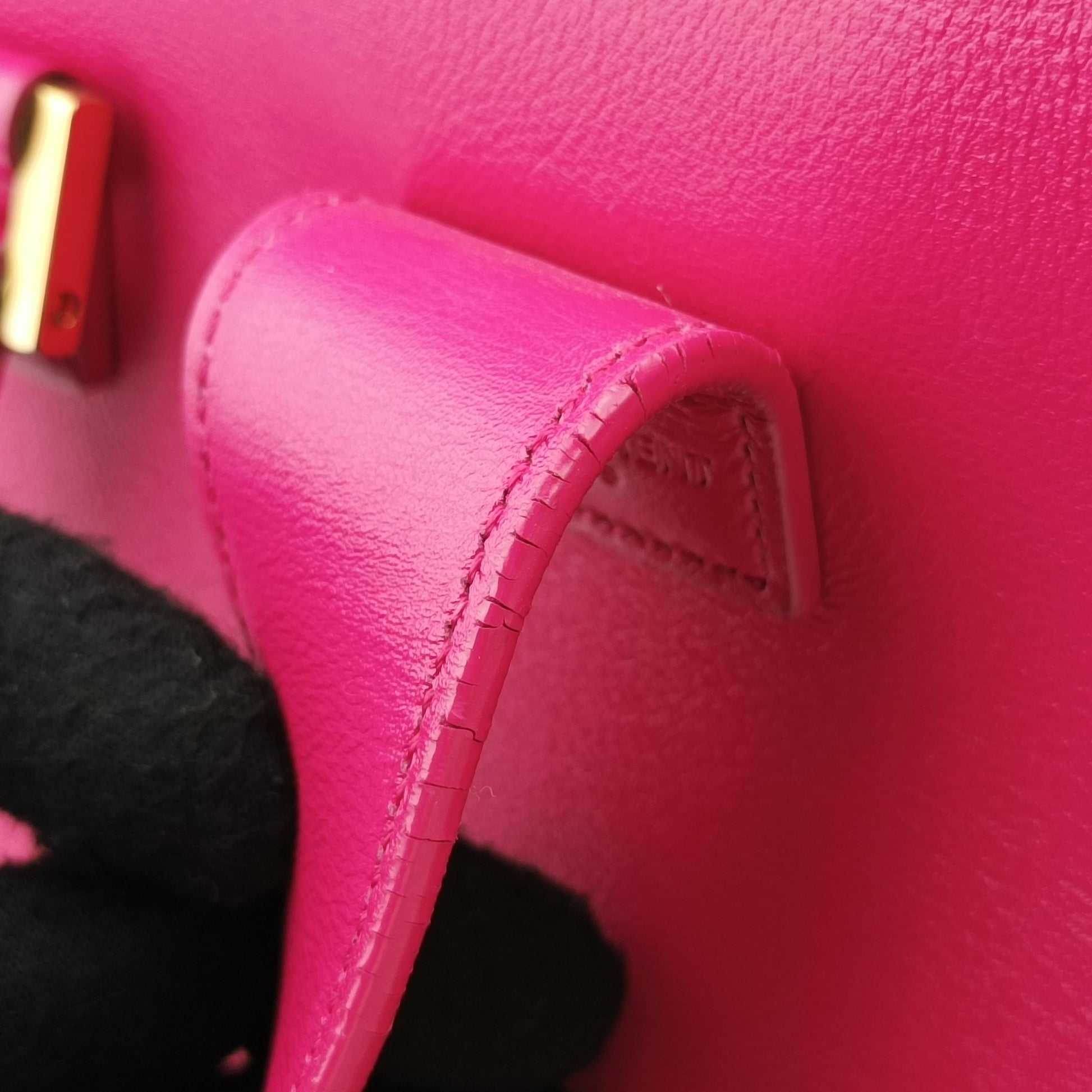 baby Cabas Rose leather 357395 CLD357395.1214ベイビーカバス ローズ レッド レザー 357395 CLD357395.1214