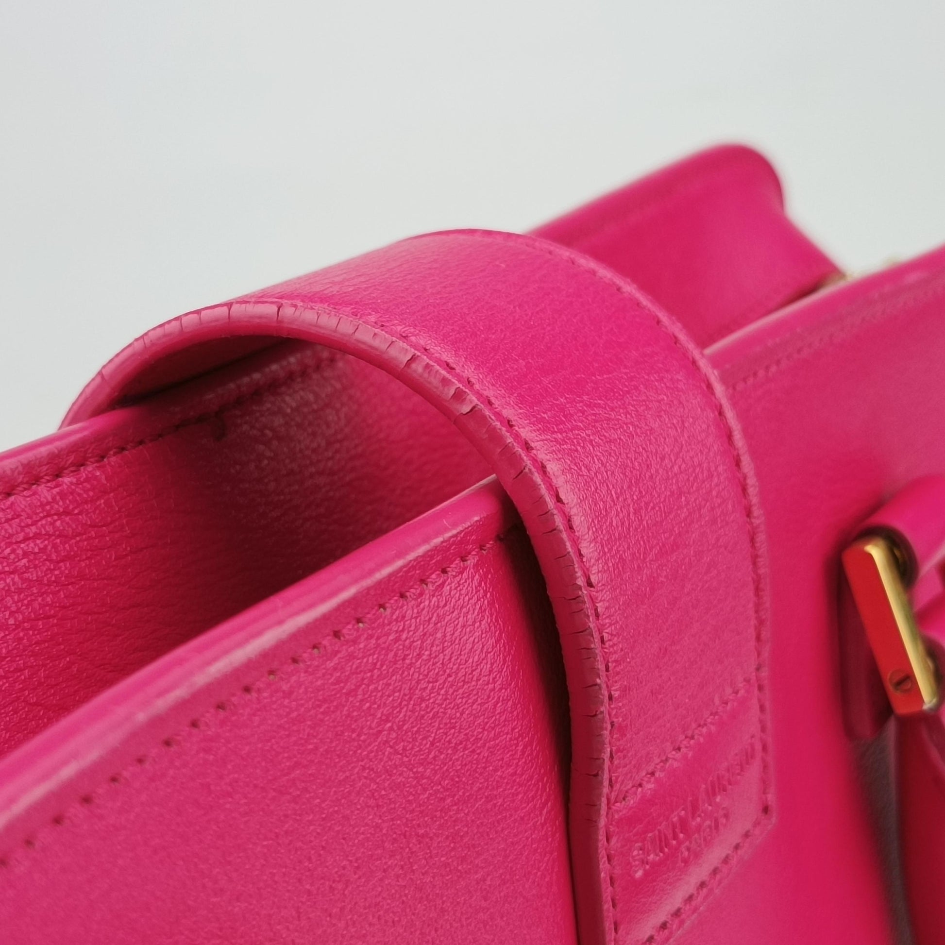 baby Cabas Rose leather 357395 CLD357395.1214ベイビーカバス ローズ レッド レザー 357395 CLD357395.1214