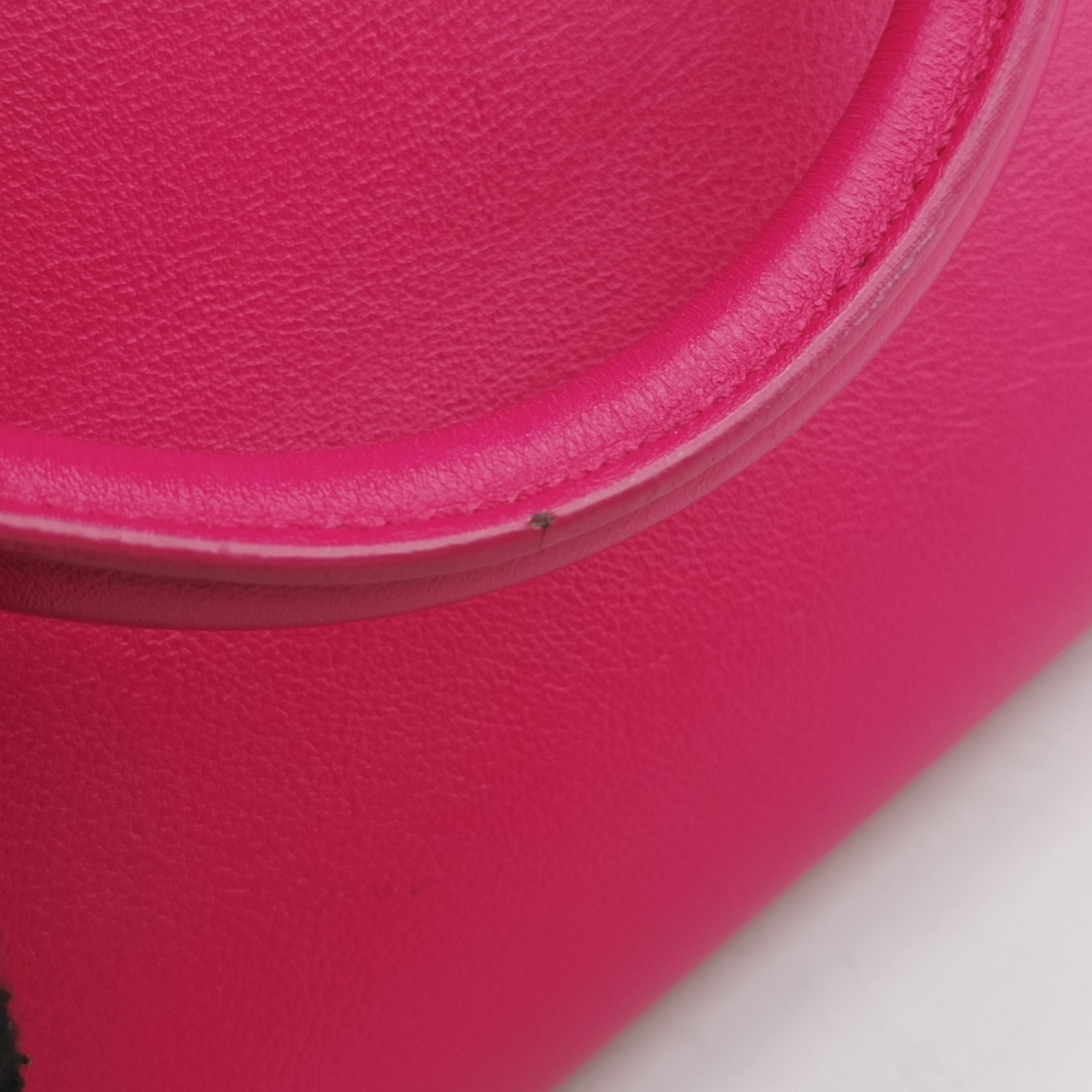 baby Cabas Rose leather 357395 CLD357395.1214ベイビーカバス ローズ レッド レザー 357395 CLD357395.1214