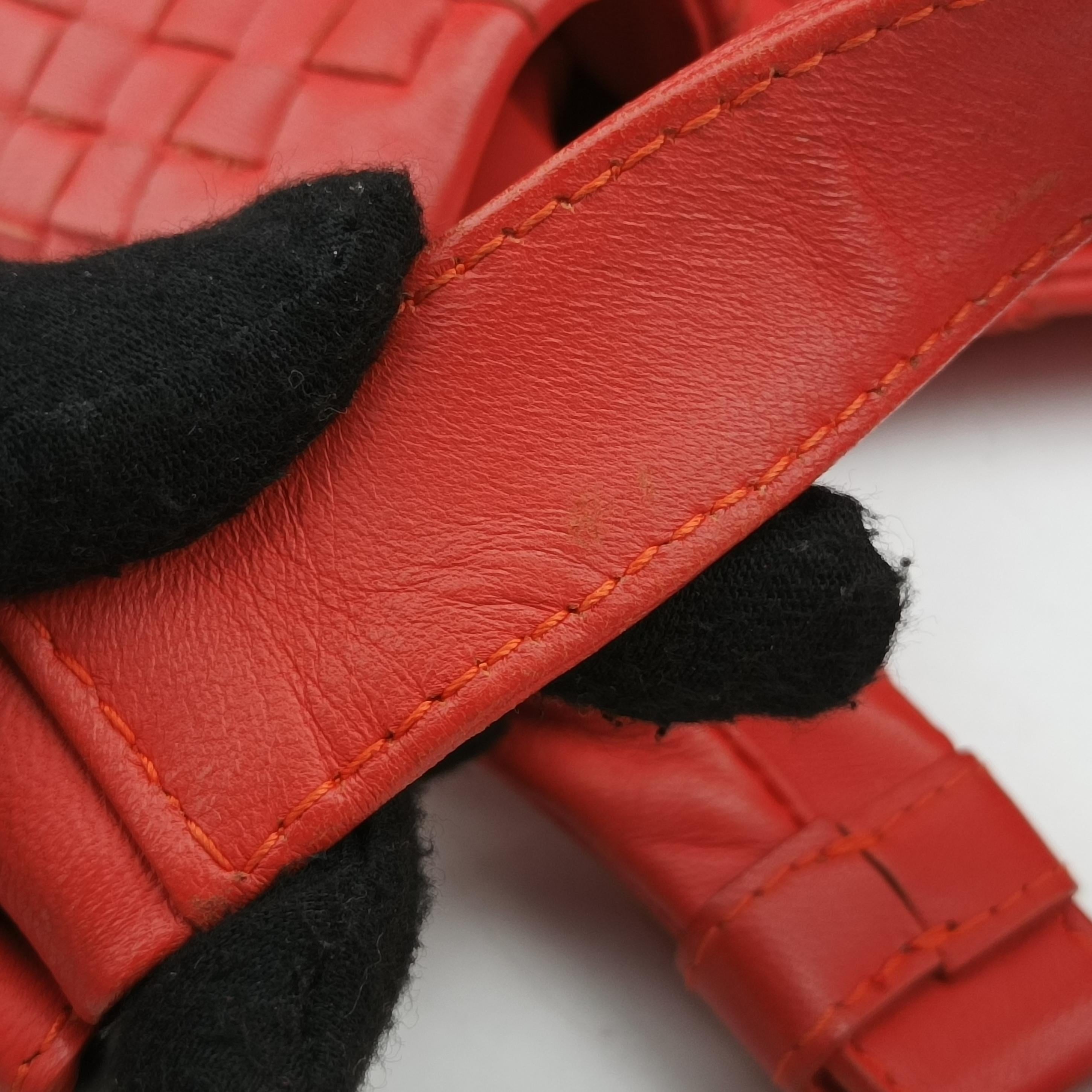 CAMPANA Intrecciato Red lambskin 125787 V0016 6576 EPEV 2011 510 Bカンパーナ イントレチャート レッド ラムスキン 125787 V0016 6576 EPEV 2011 510 B