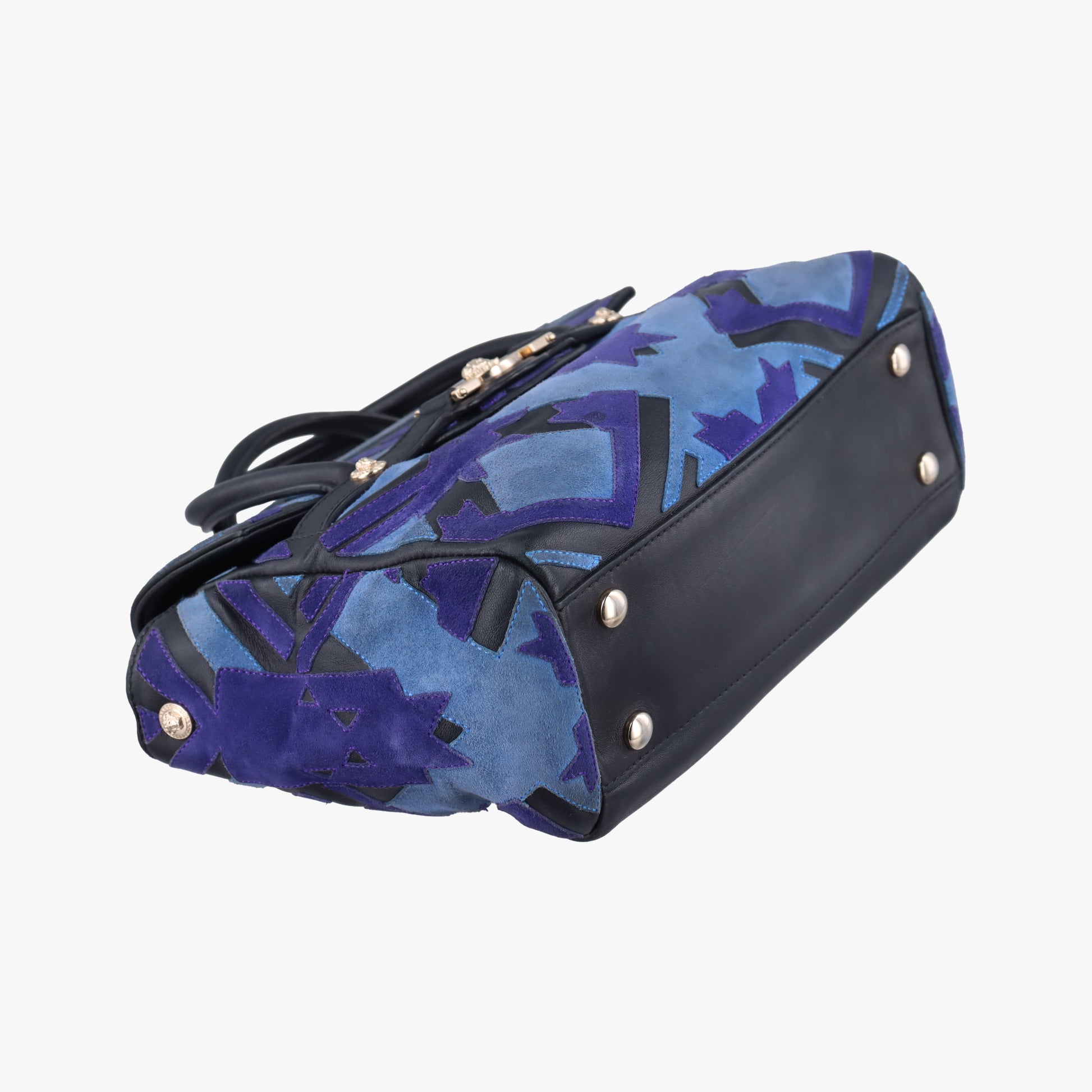 Patchwork medusa blue×Multicolour suede CLG 193 215 055 071パッチワークメデューサ ブルー×マルチカラー スエード CLG 193 215 055 071