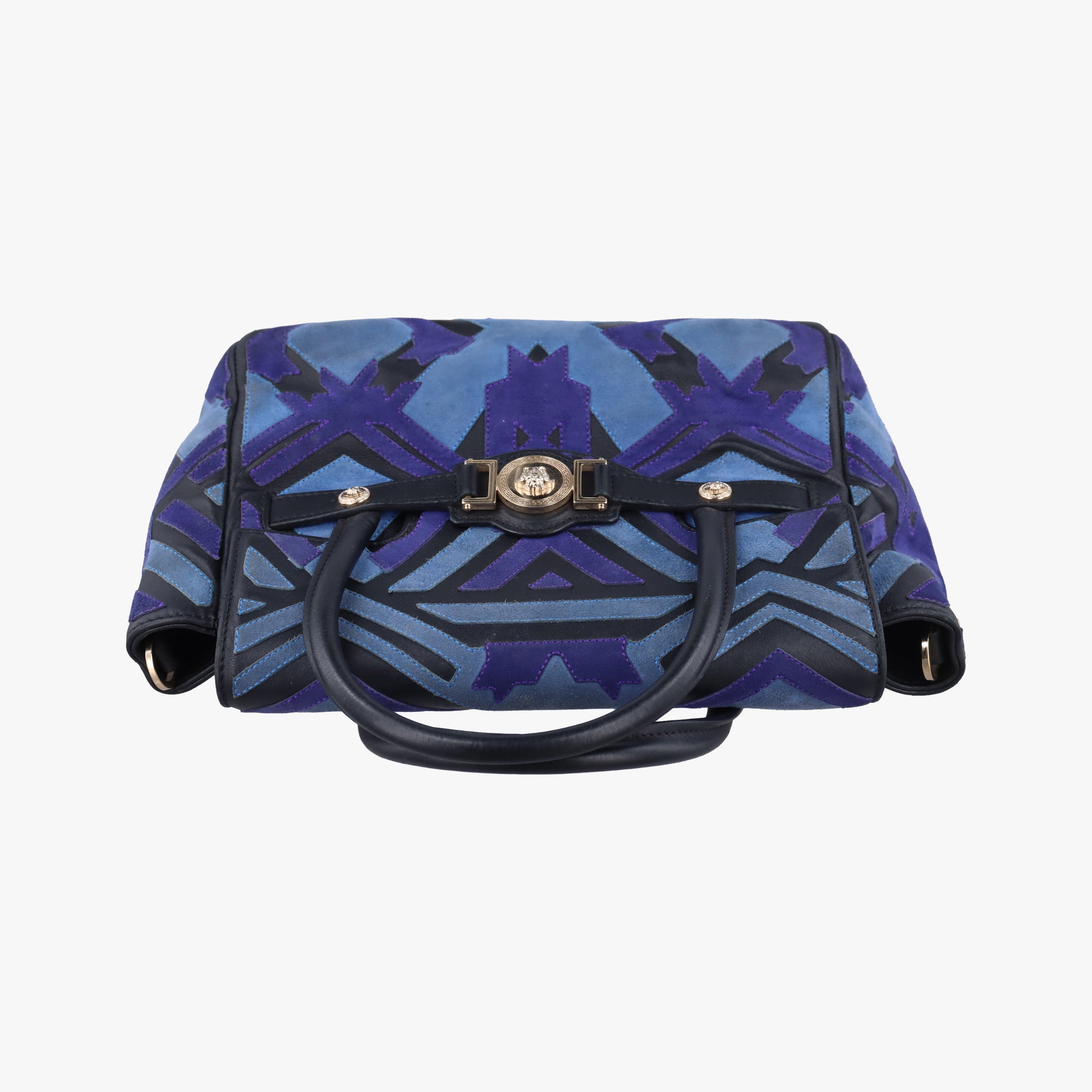 Patchwork medusa blue×Multicolour suede CLG 193 215 055 071パッチワークメデューサ ブルー×マルチカラー スエード CLG 193 215 055 071