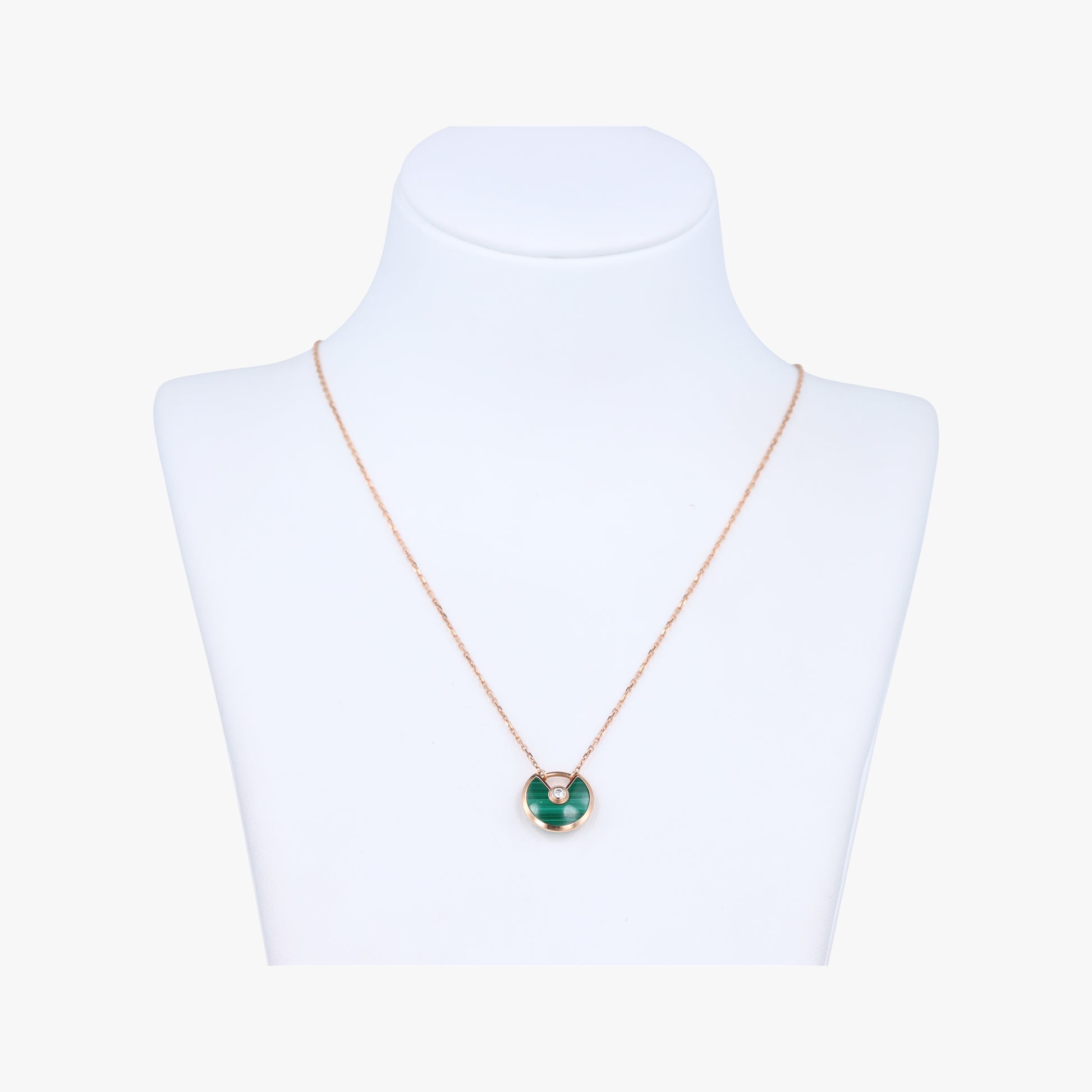 Amulette de Cartier Rose golden×Green AU750 B7224550 FWB139アミュレット ドゥ カルティエ ローズゴールド×グリーン AU750 B7224550 FWB139