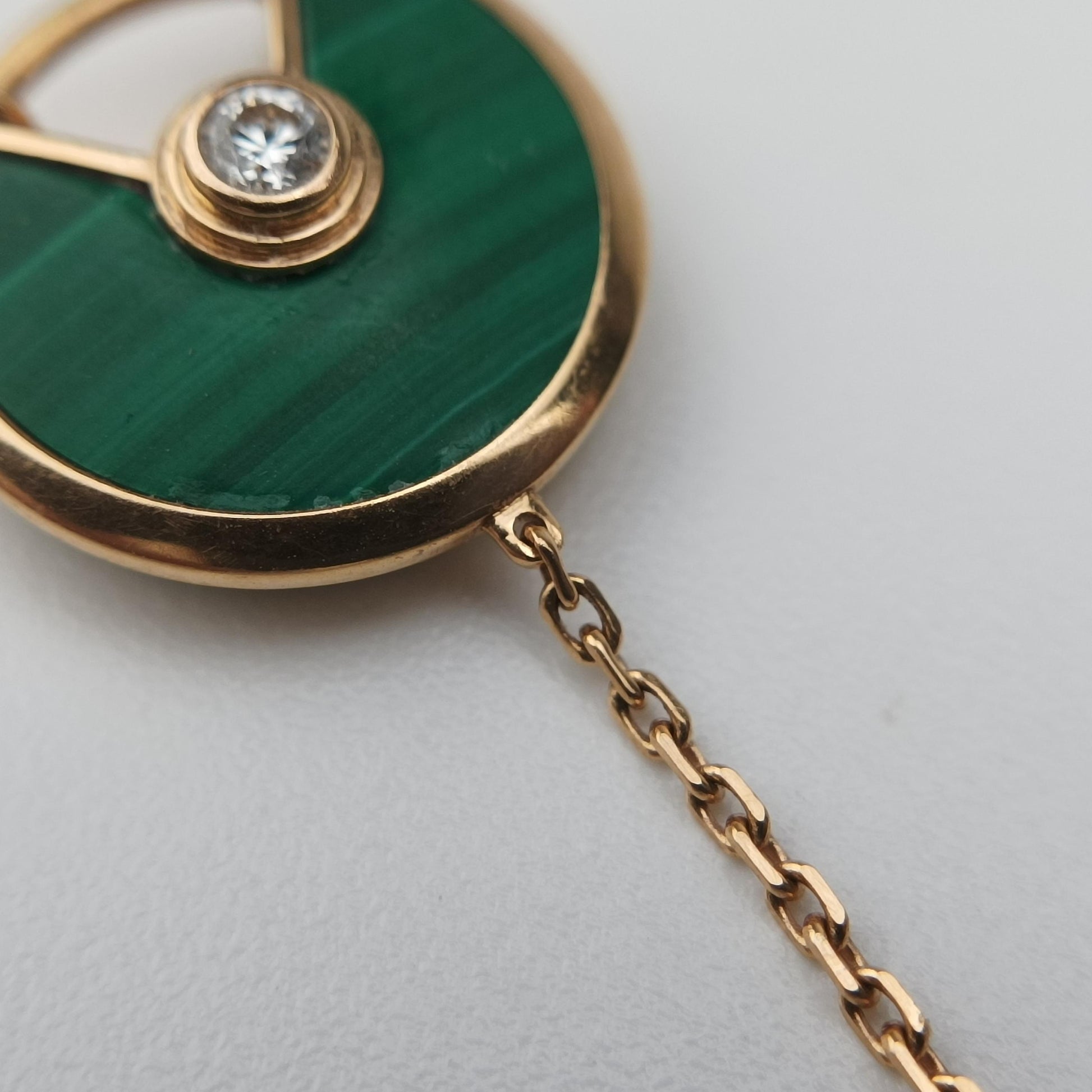 Amulette de Cartier Rose golden×Green AU750 B6047115 ESF807アミュレット ドゥ カルティエ ローズゴールド×グリーン AU750 B6047115 ESF807