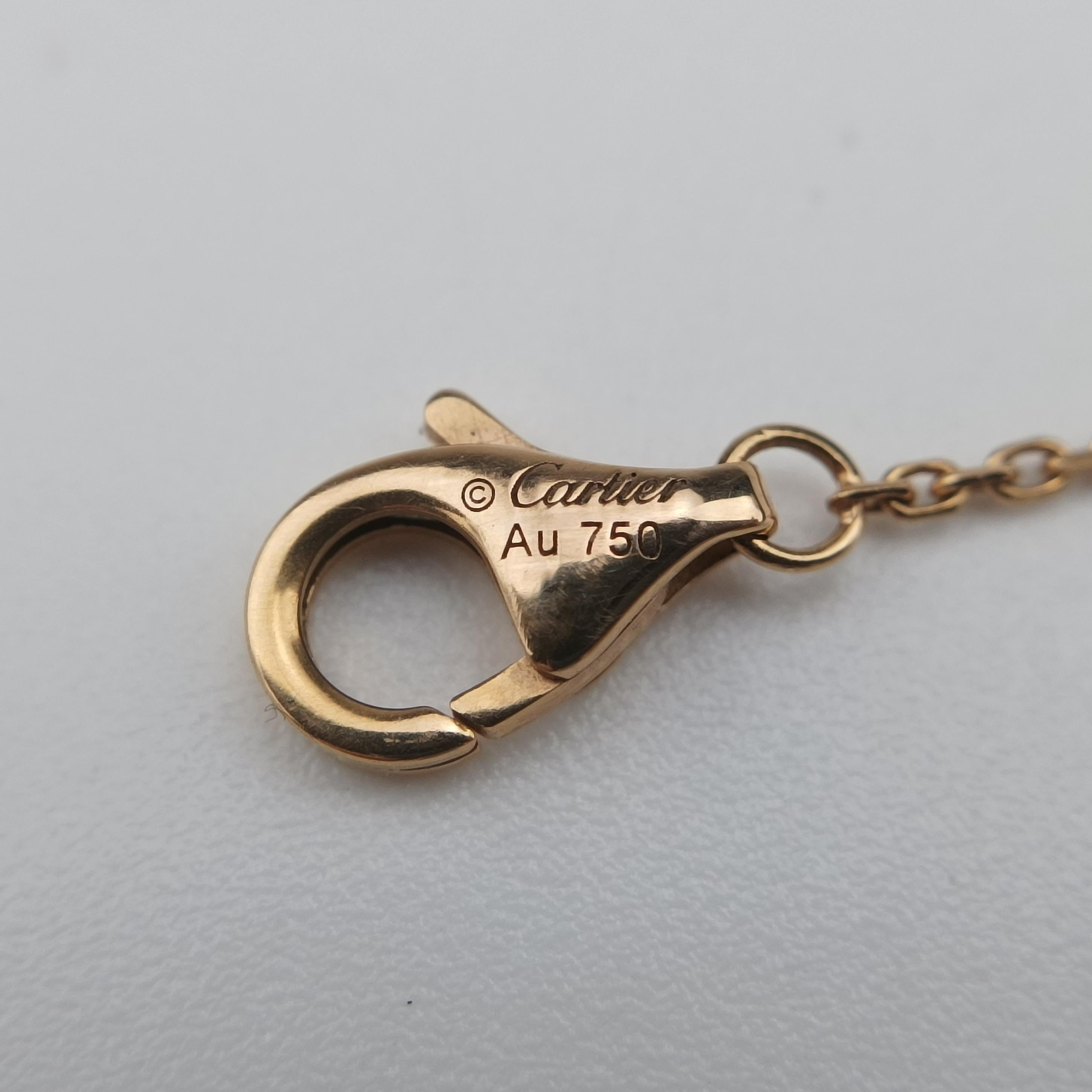 Amulette de Cartier Rose golden×Green AU750 B6047115 ESF807アミュレット ドゥ カルティエ ローズゴールド×グリーン AU750 B6047115 ESF807