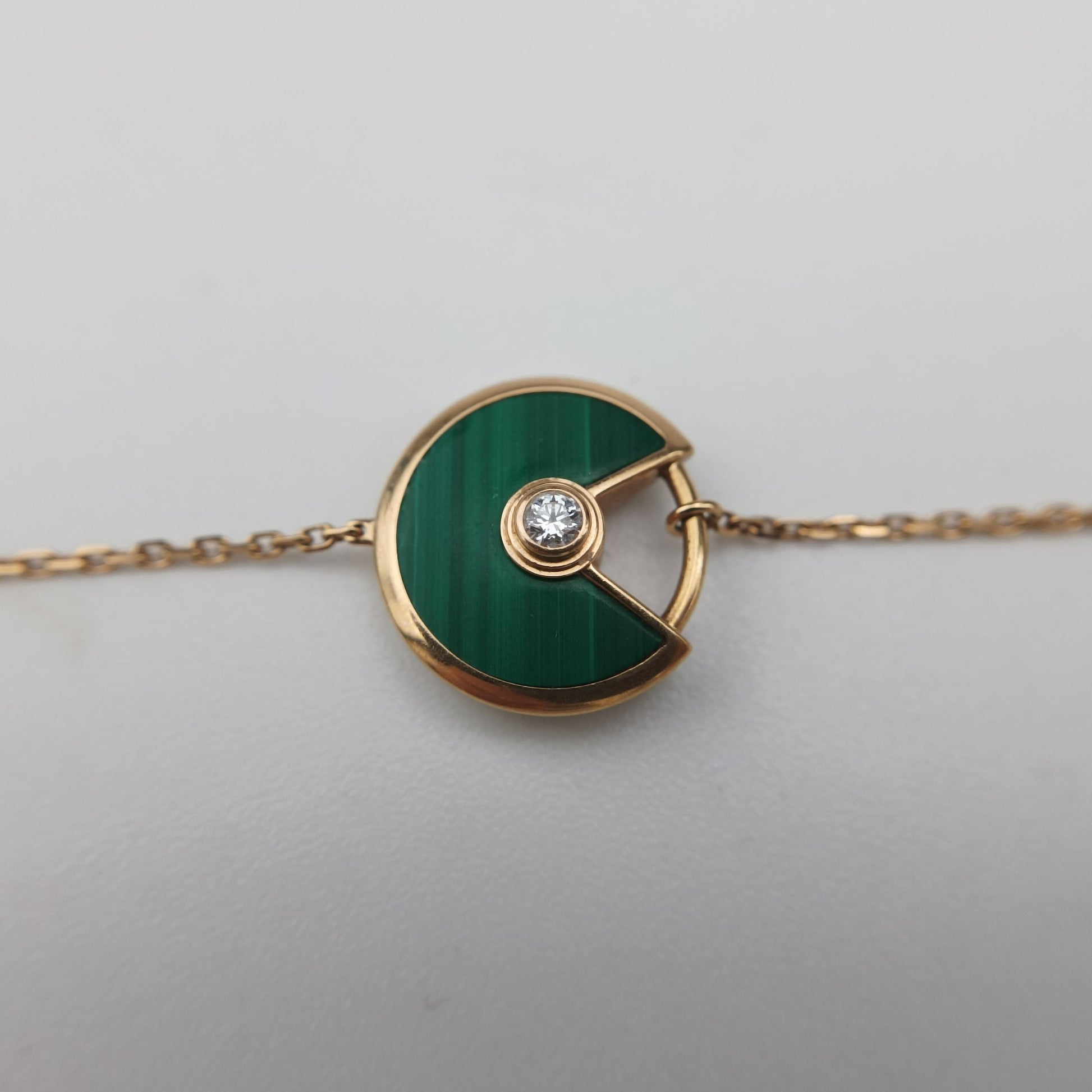 Amulette de Cartier Rose golden×Green AU750 B6047115 ESF807アミュレット ドゥ カルティエ ローズゴールド×グリーン AU750 B6047115 ESF807