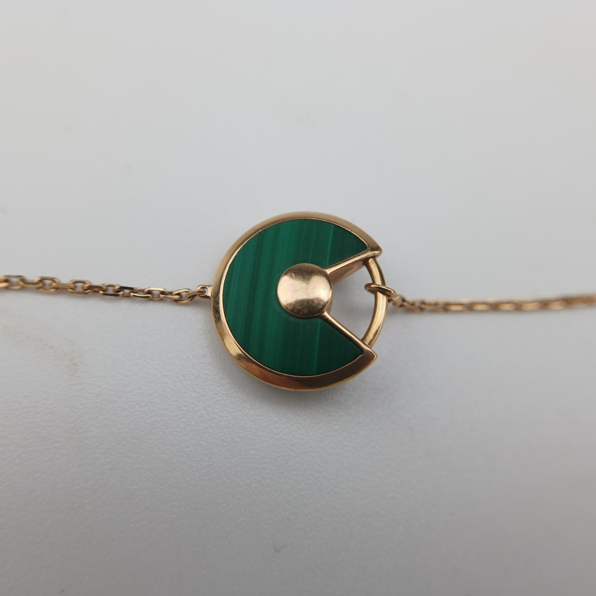 Amulette de Cartier Rose golden×Green AU750 B6047115 ESF807アミュレット ドゥ カルティエ ローズゴールド×グリーン AU750 B6047115 ESF807