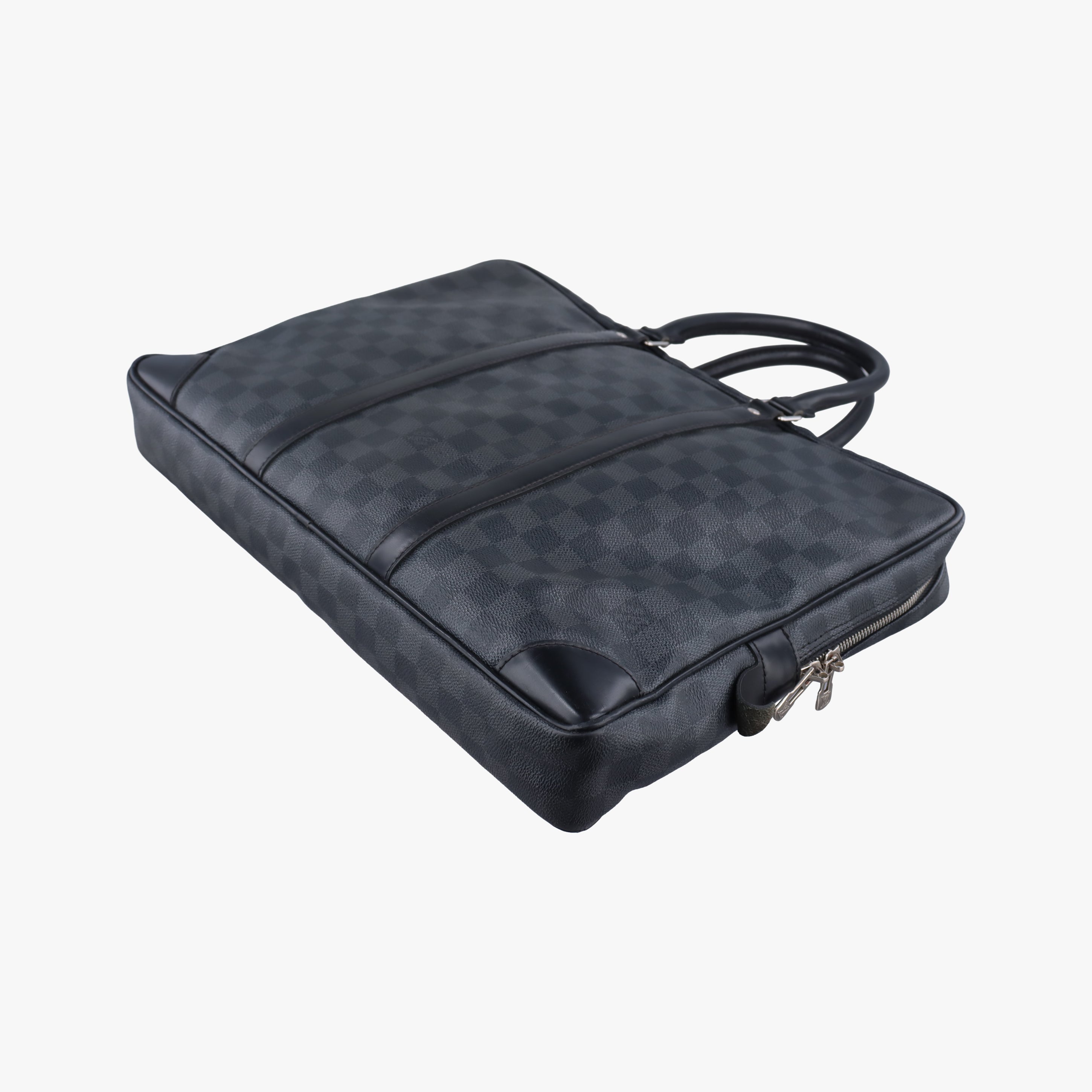 Porte Documents Voyage Noir Damier Graphite N41125 BA4171ポルト ドキュマン ヴォワヤージュ ノワール ダミエグラフィット N41125 BA4171