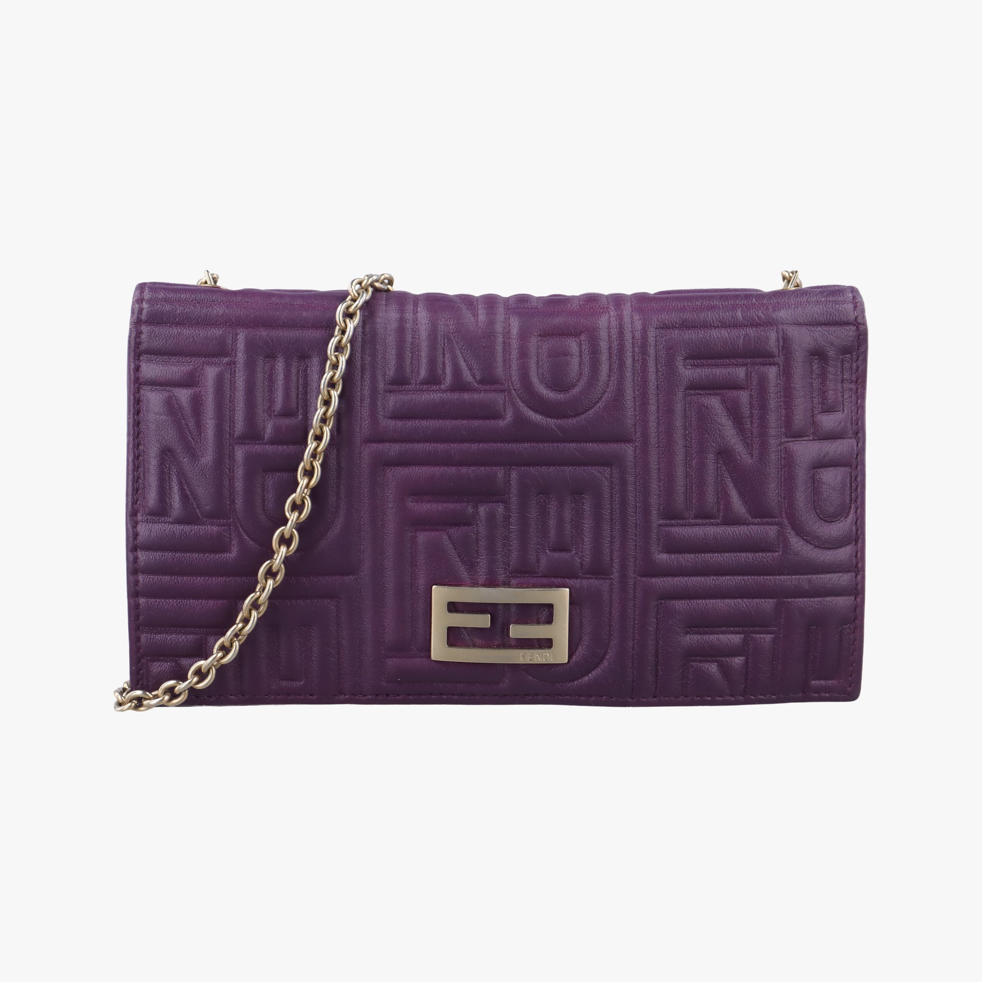 Embossed Logo Purple Leather 8M0219 2401-8M0219-YMY-089エンボス ロゴ パープル レザー 8M0219 2401-8M0219-YMY-089